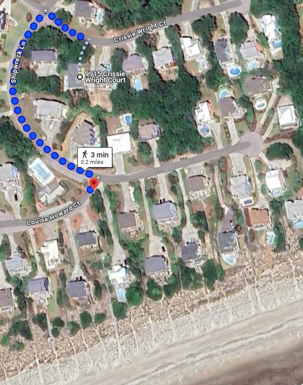 C-Life beach access map 