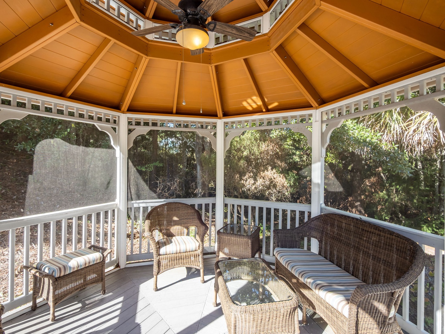 Fully Screened Gazebo