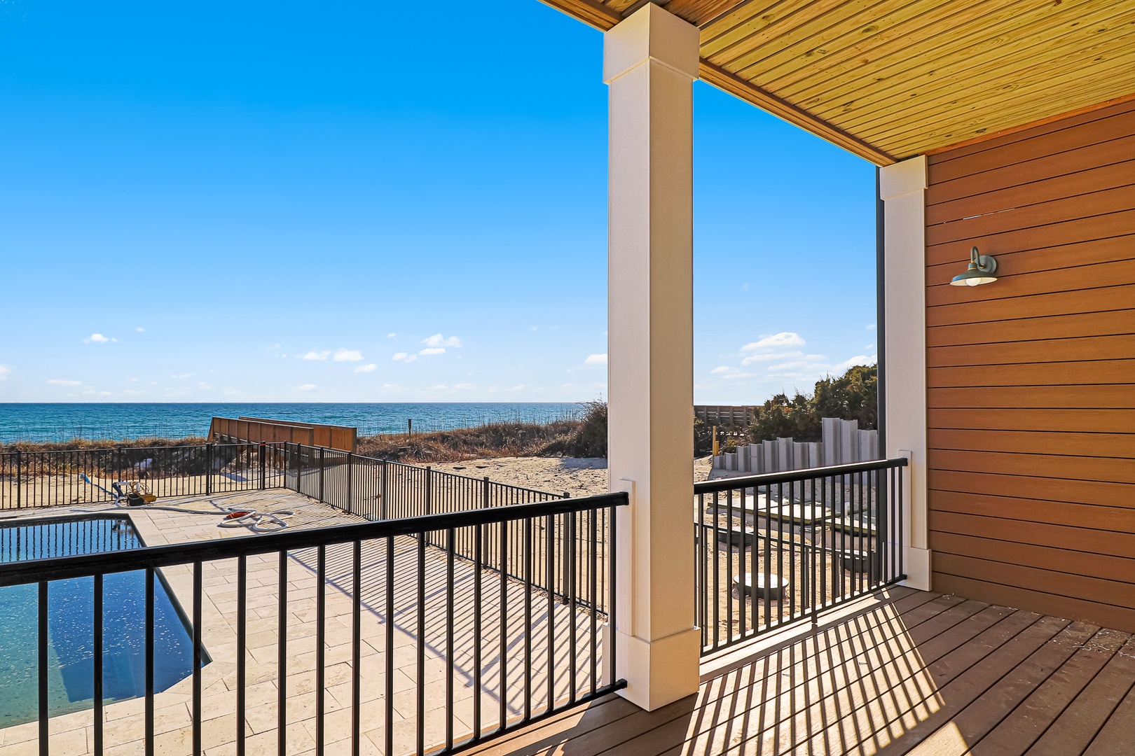 Sea Spray East | Covered Poolside Deck