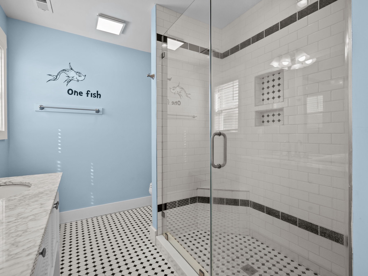 King room attached bathroom