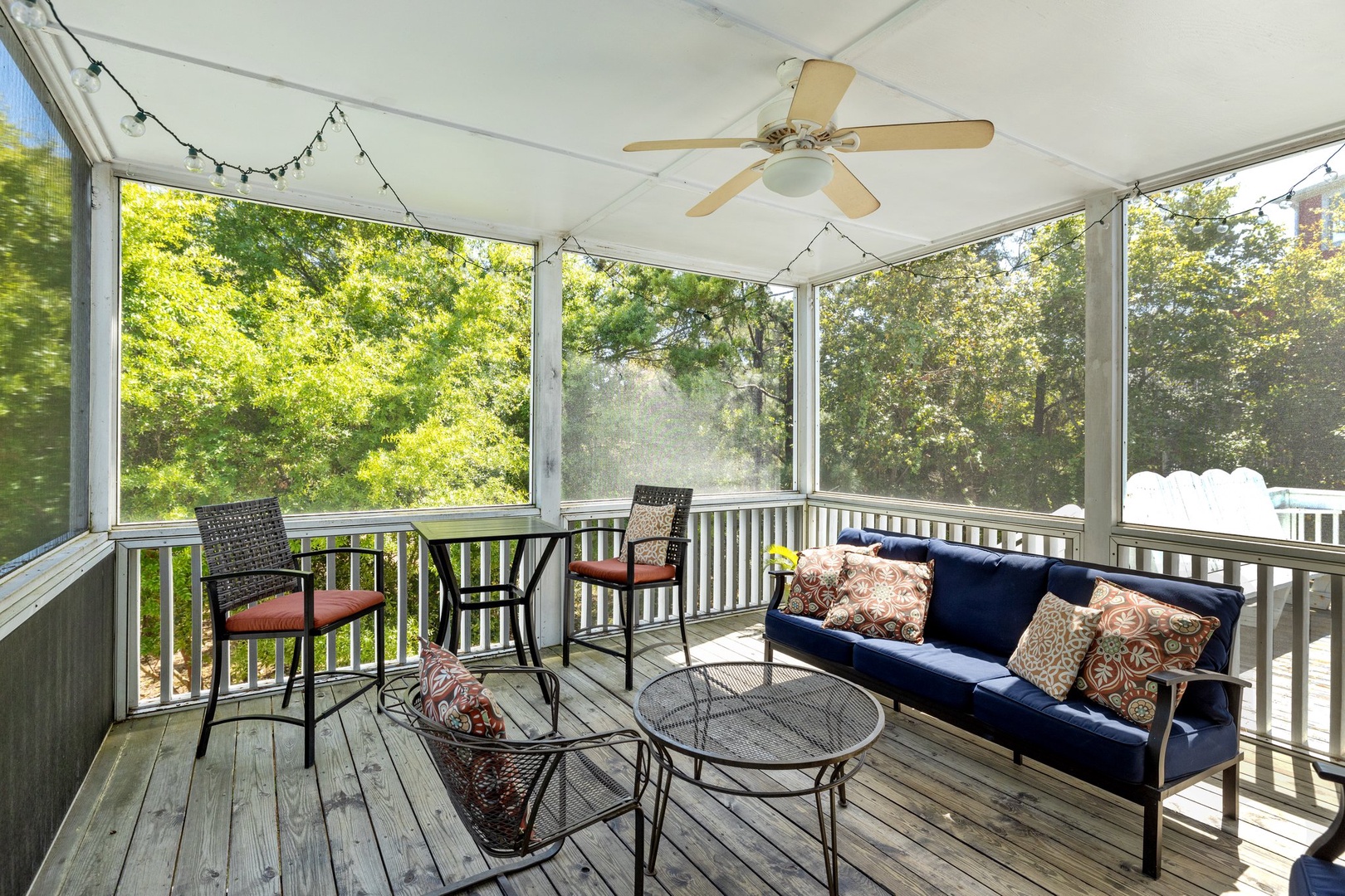 Screened Porch off Kitchen - 2nd Floor