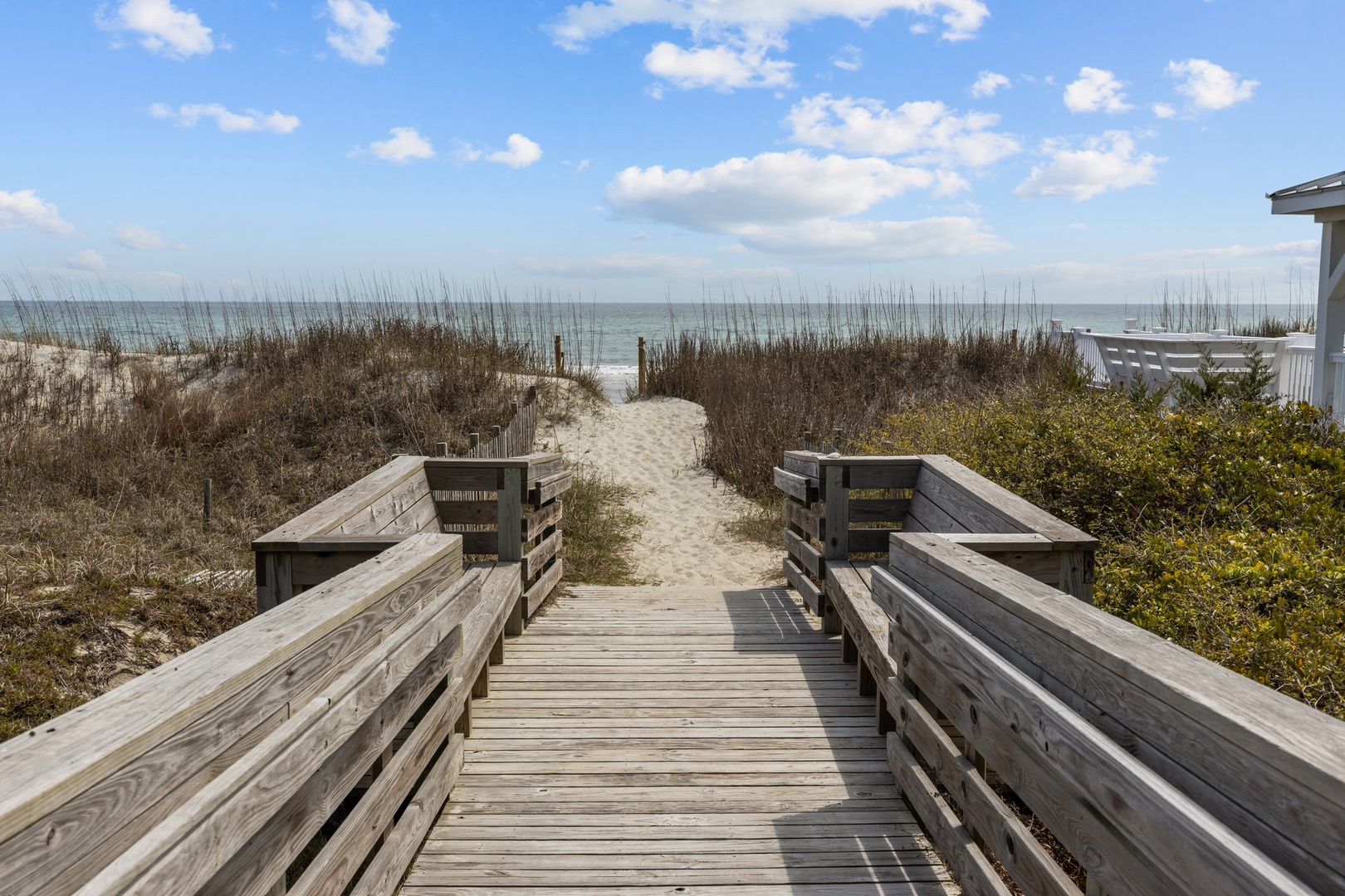 Beach access just steps across the street!