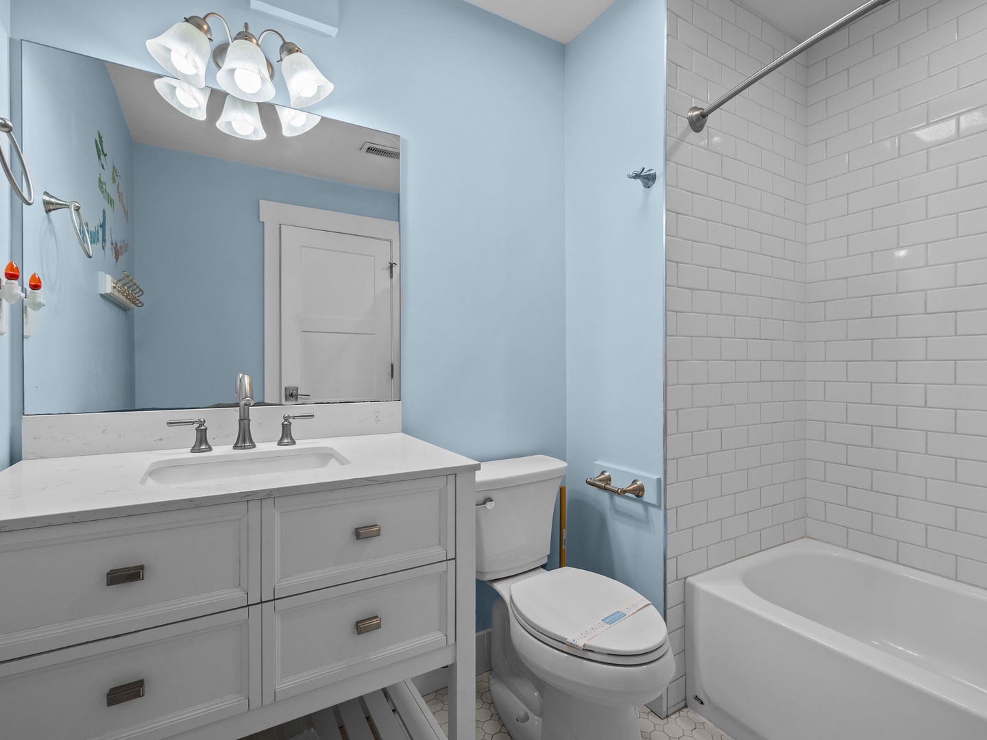 King room attached bathroom