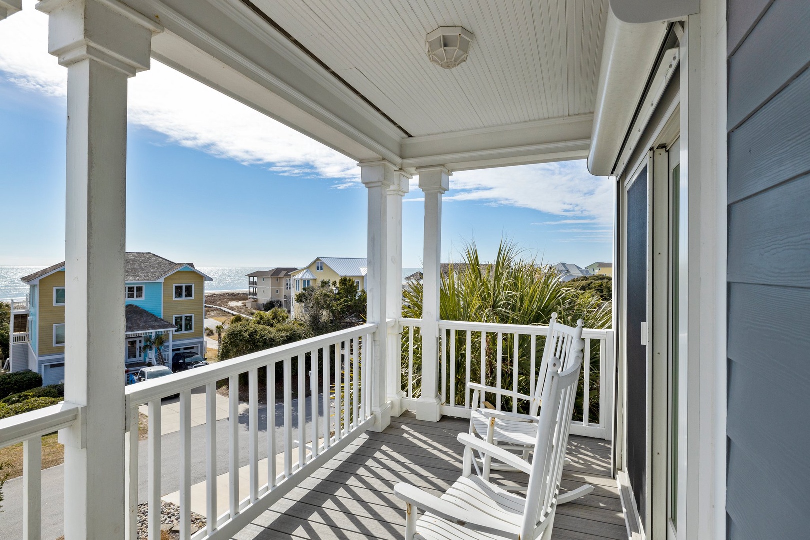 Top porch view