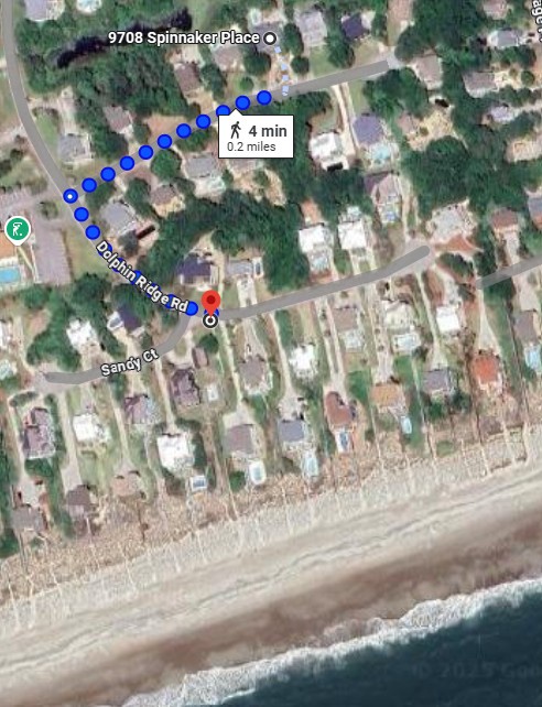 Beyond the Sea beach access map 