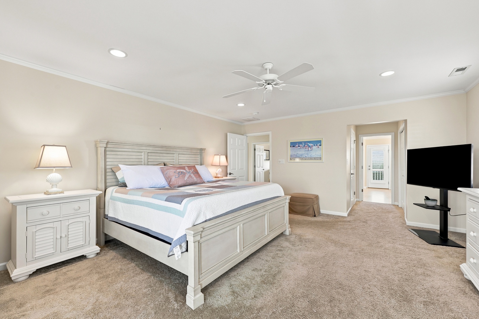 Blue Chair Stays | Bedroom
