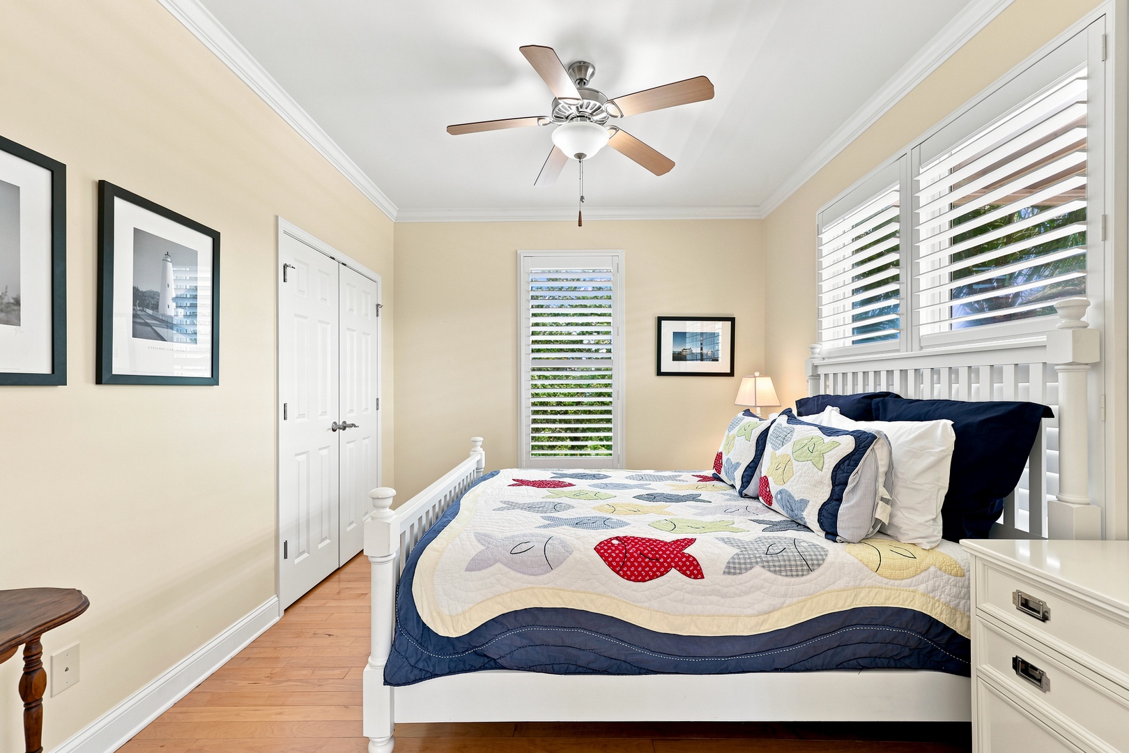 Blue Chair Stays | Bedroom