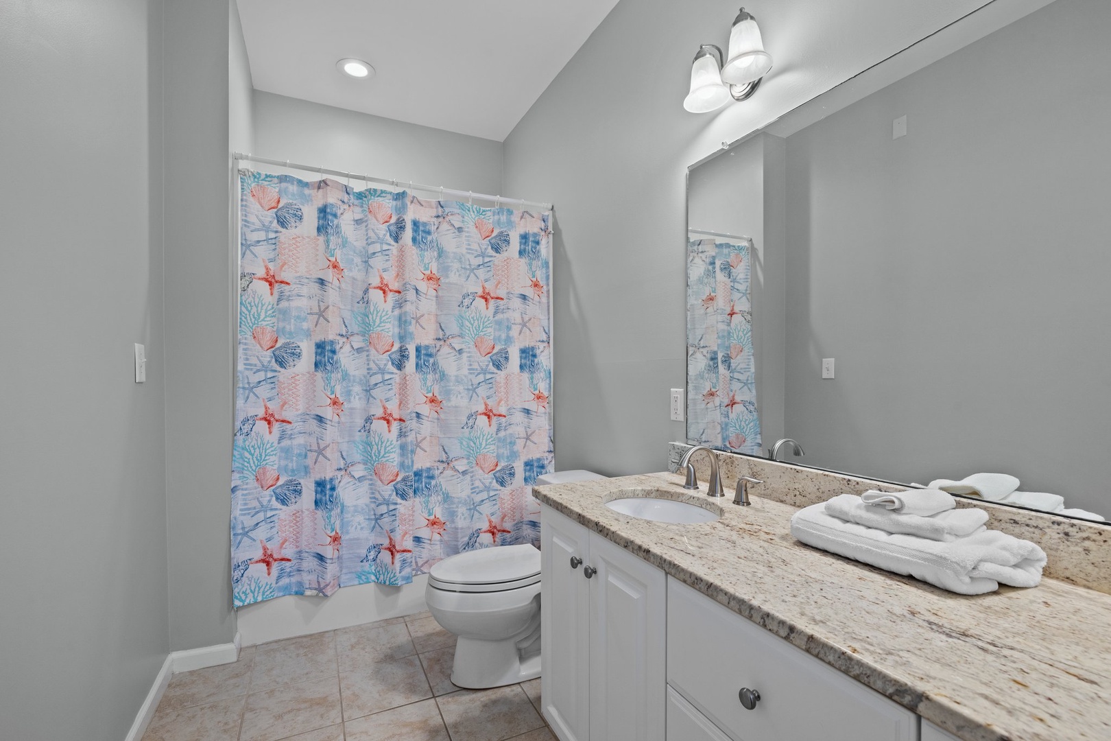 Jack and Jill bathroom on second floor