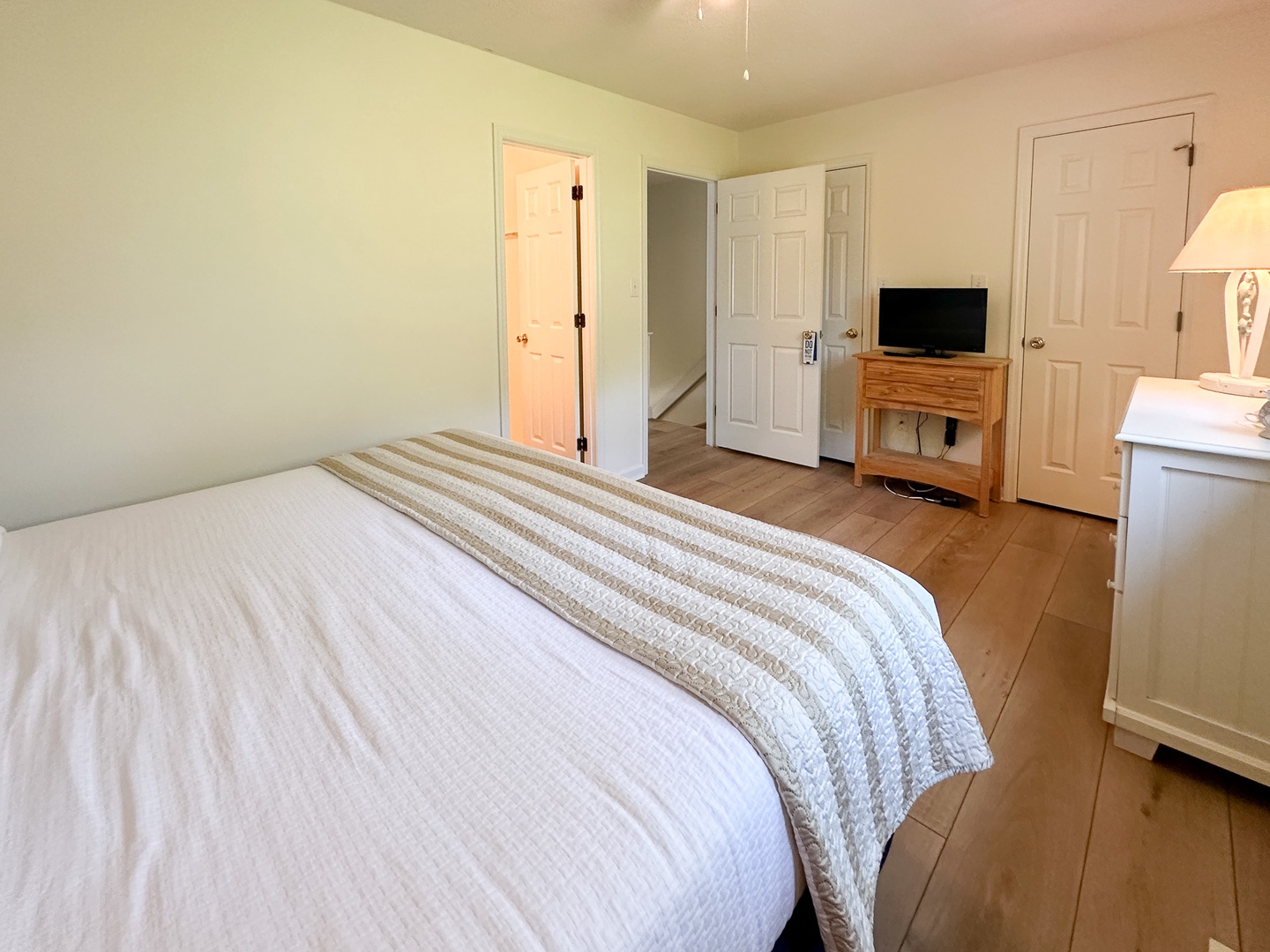 Bedroom with King Bed and private bath