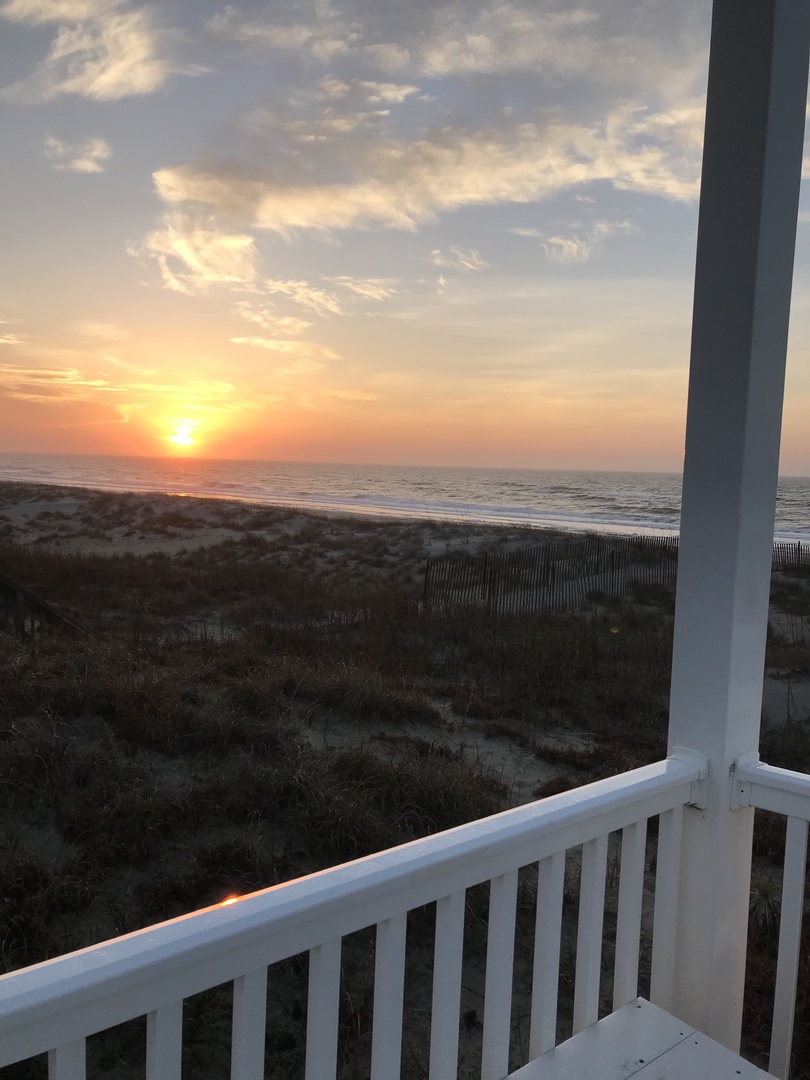 Sunrise from Beach Access