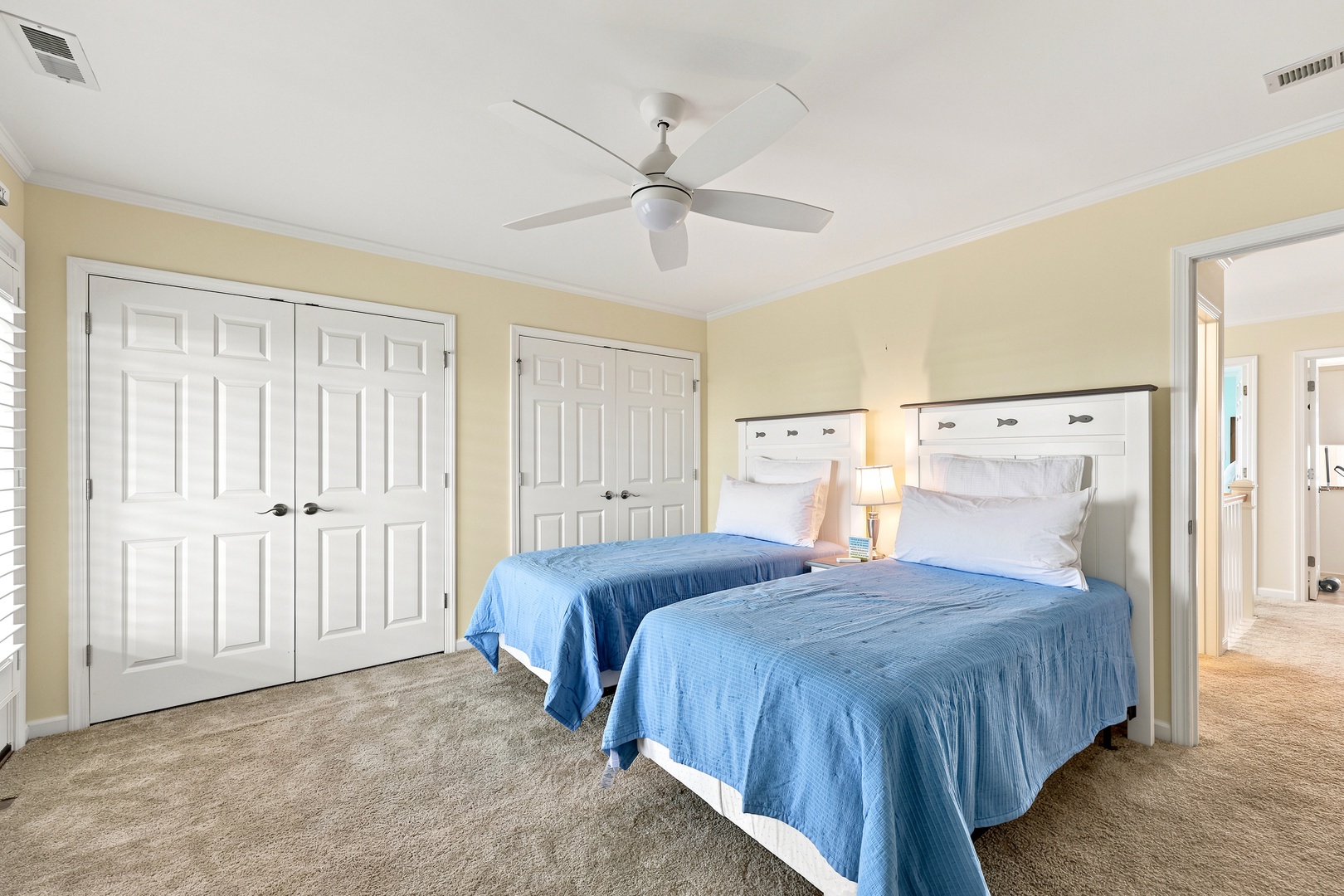 Blue Chair Stays | Bedroom