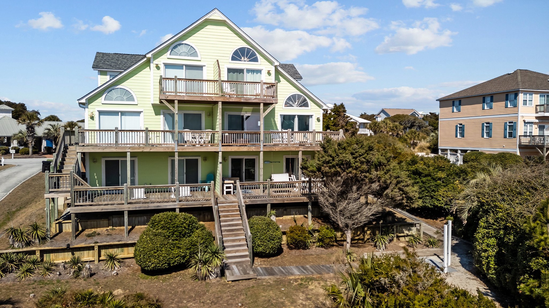 Backyard View of the House