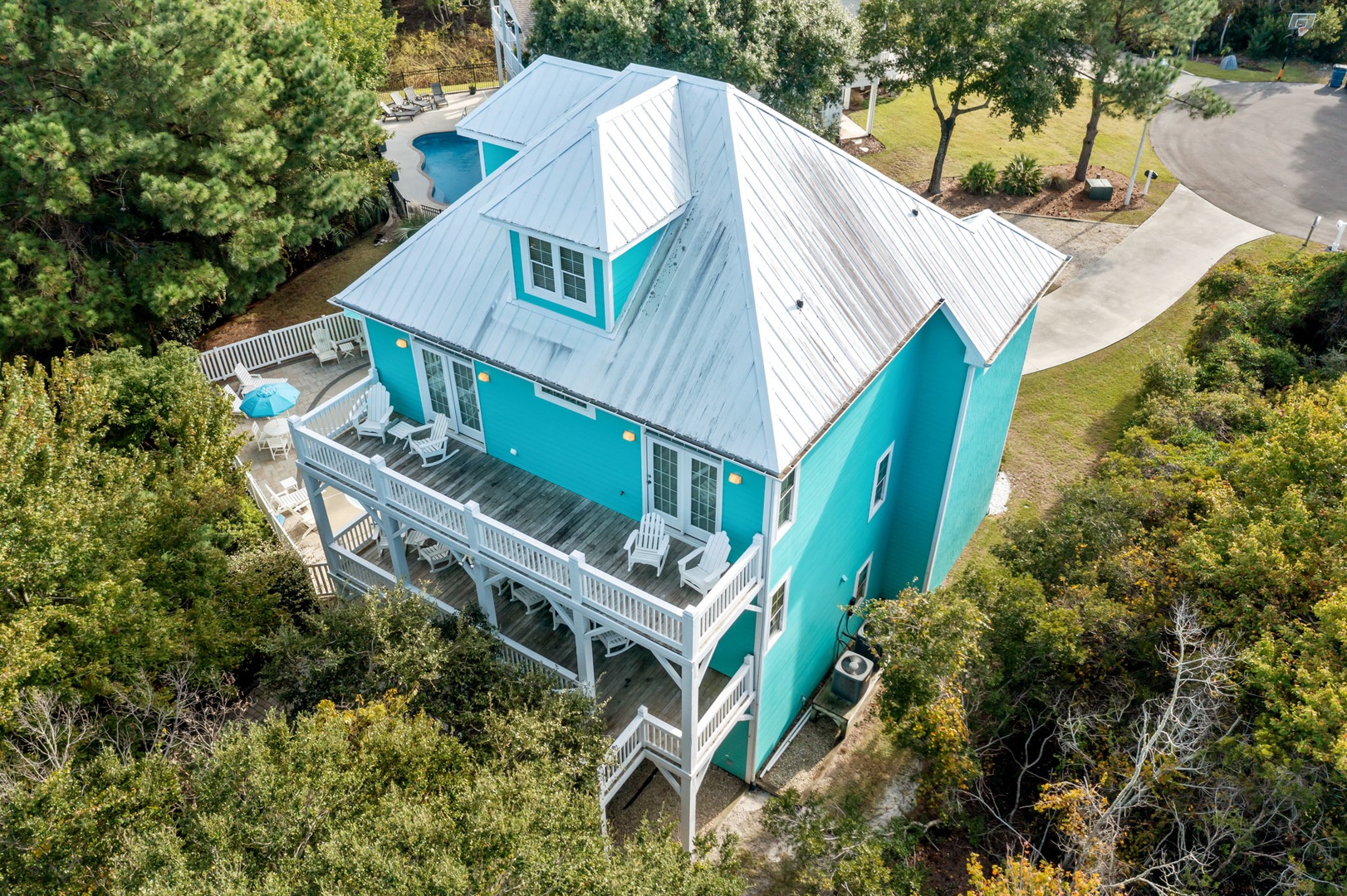 Birds Eye View Back Yard
