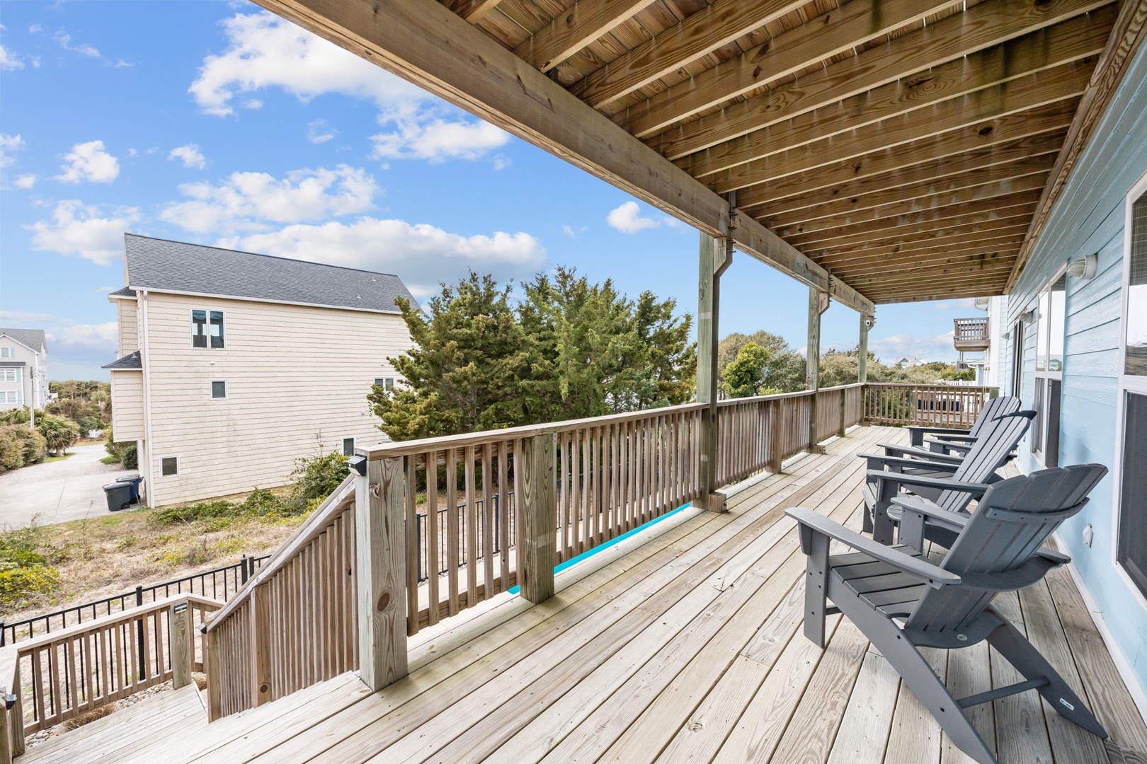Large Deck Leading to the Private Pool