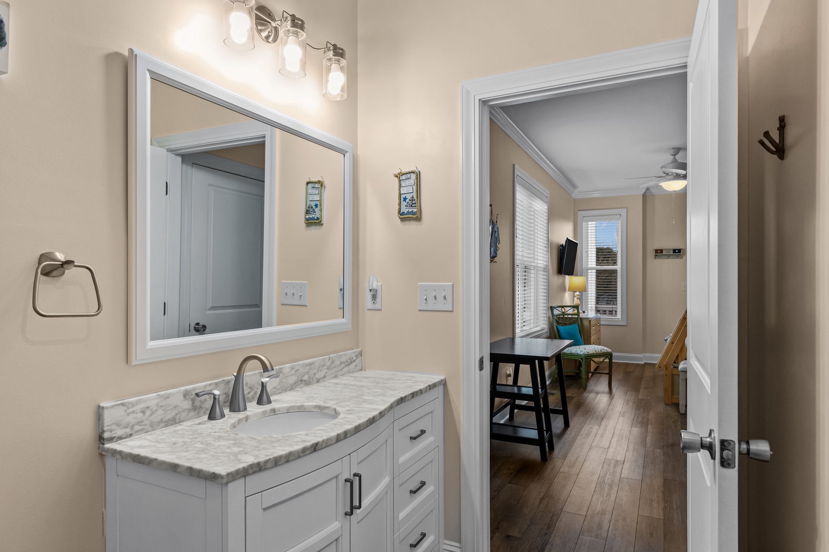 Private Bath with Bunk Room