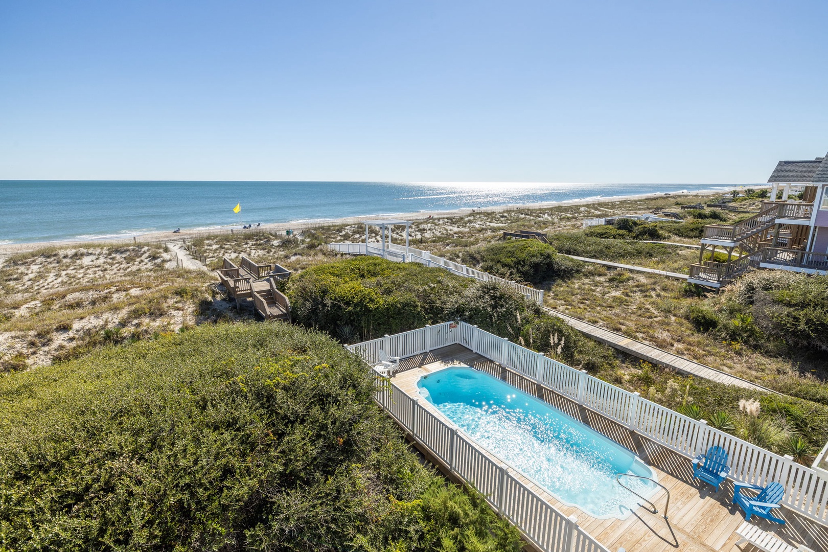 View of Pool from Top Floor