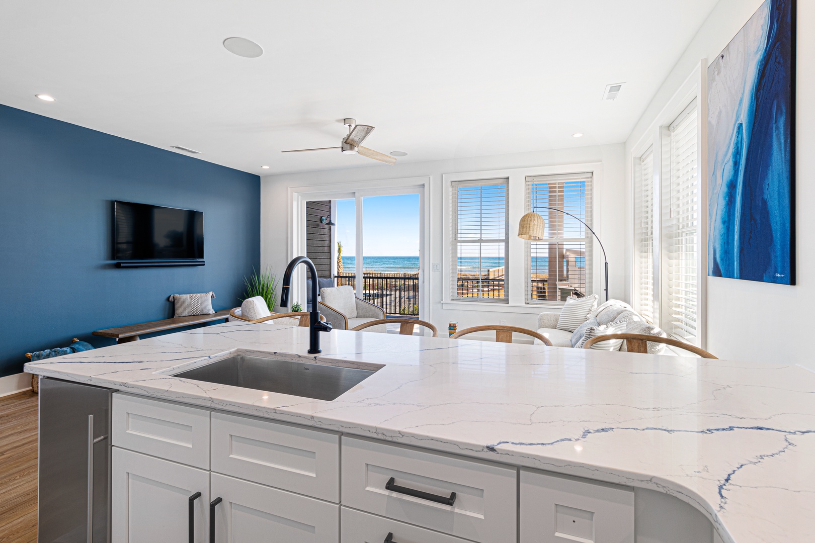 Sea Spray West | Kitchen with Ocean Views