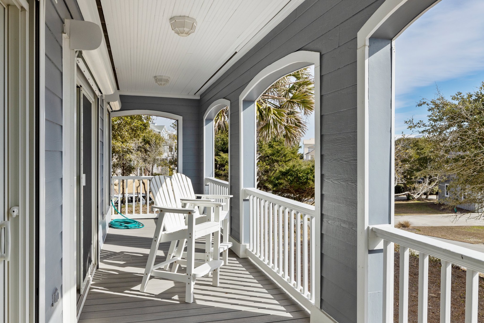 Top porch view