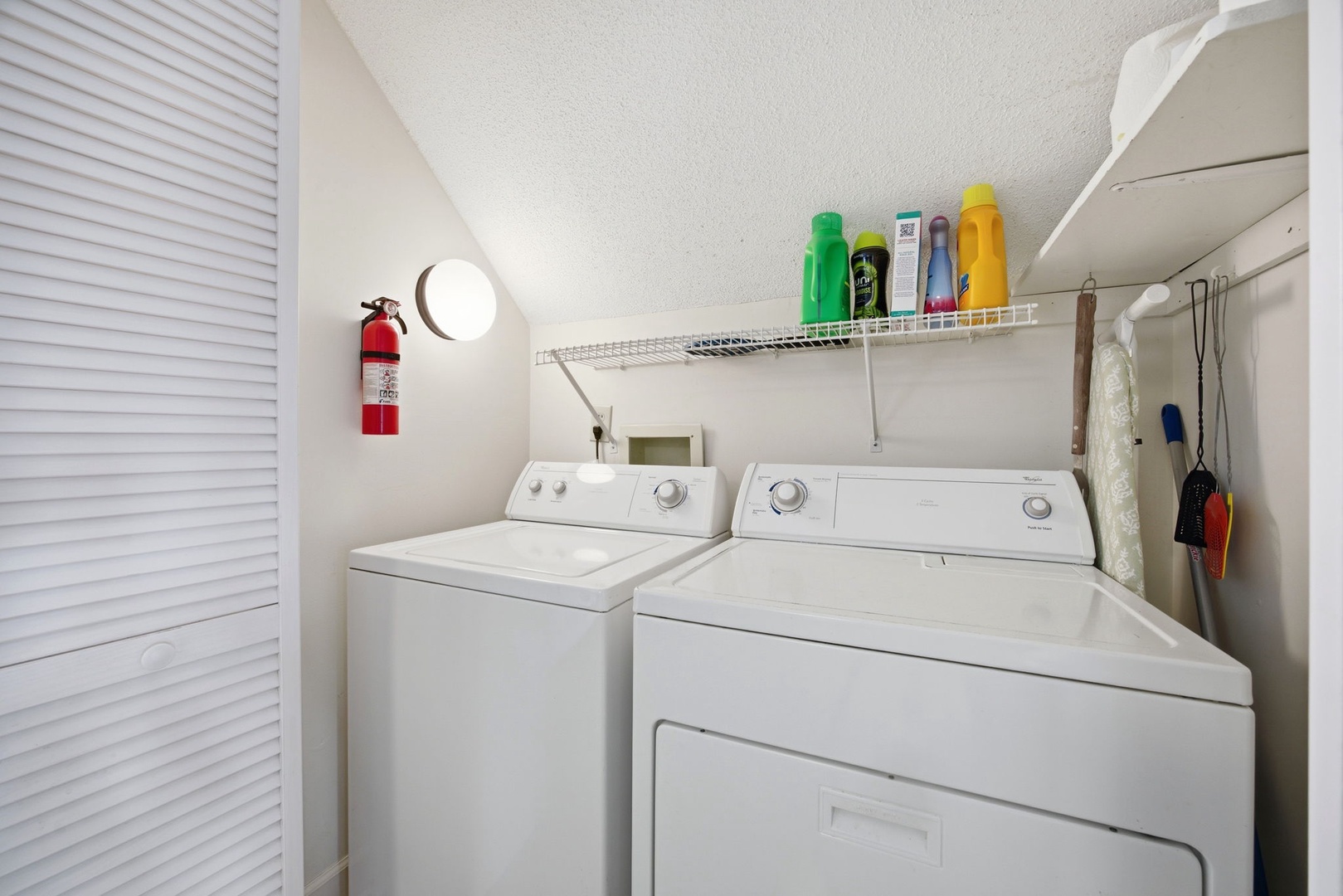 Laundry located on the Top Floor