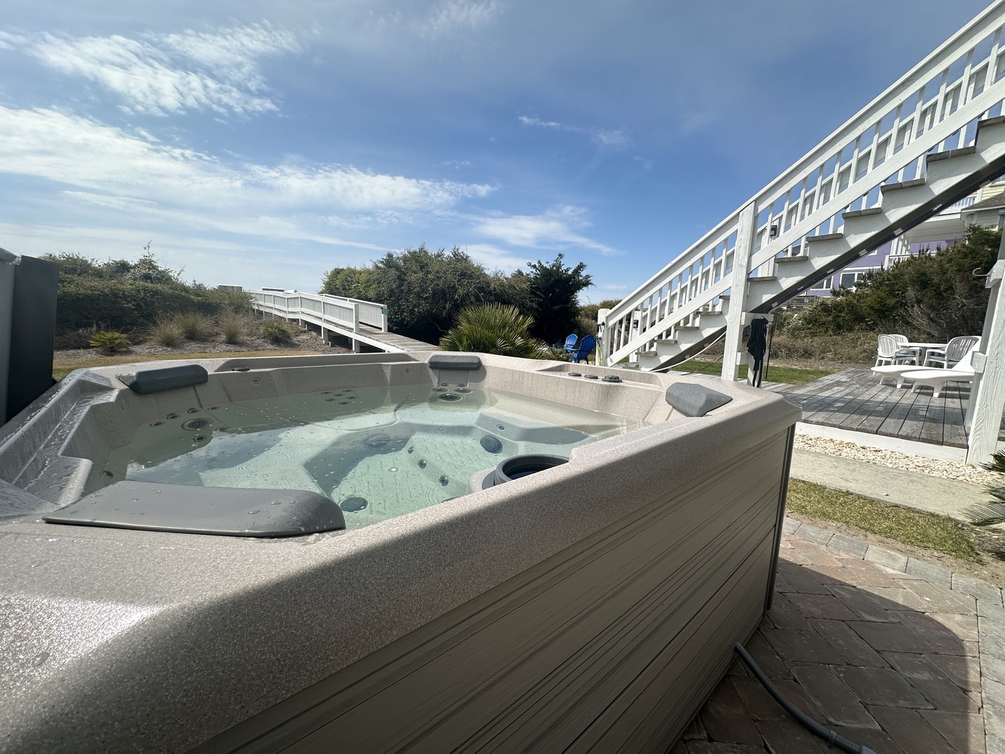 Oceanfront Hot Tub