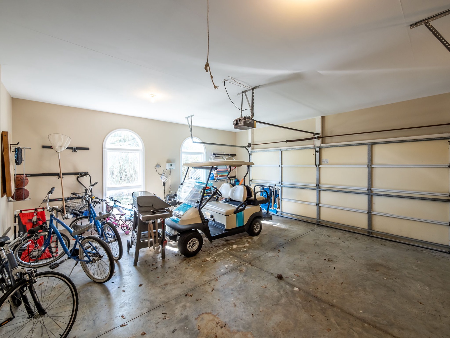 Garage with Golf Car