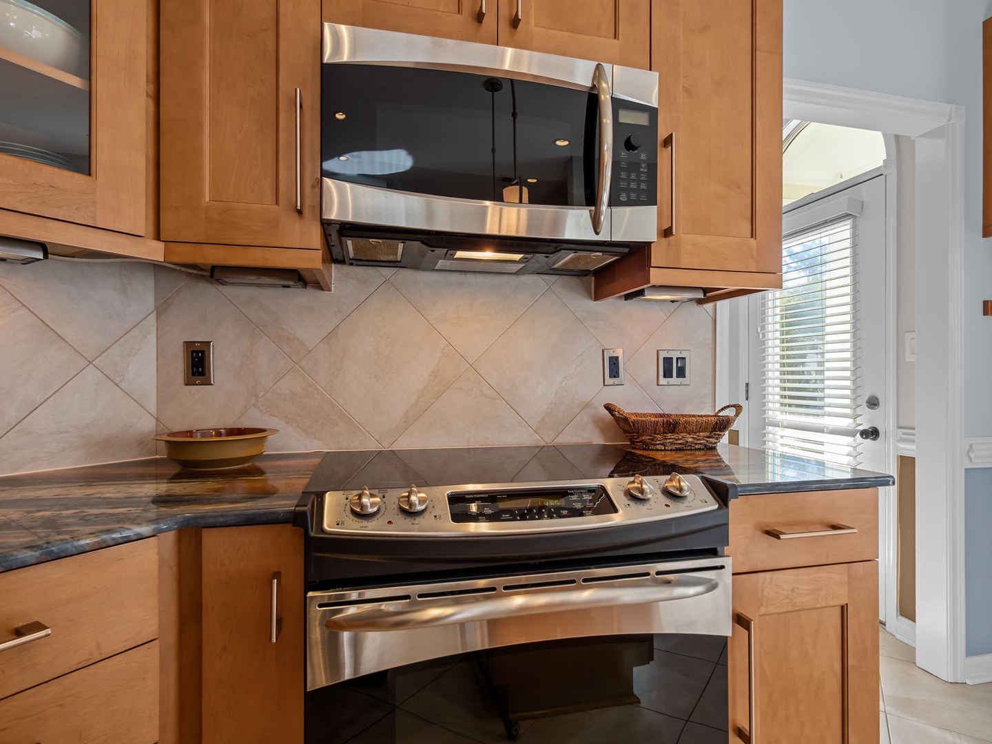 Stove and Over the Range Microwave