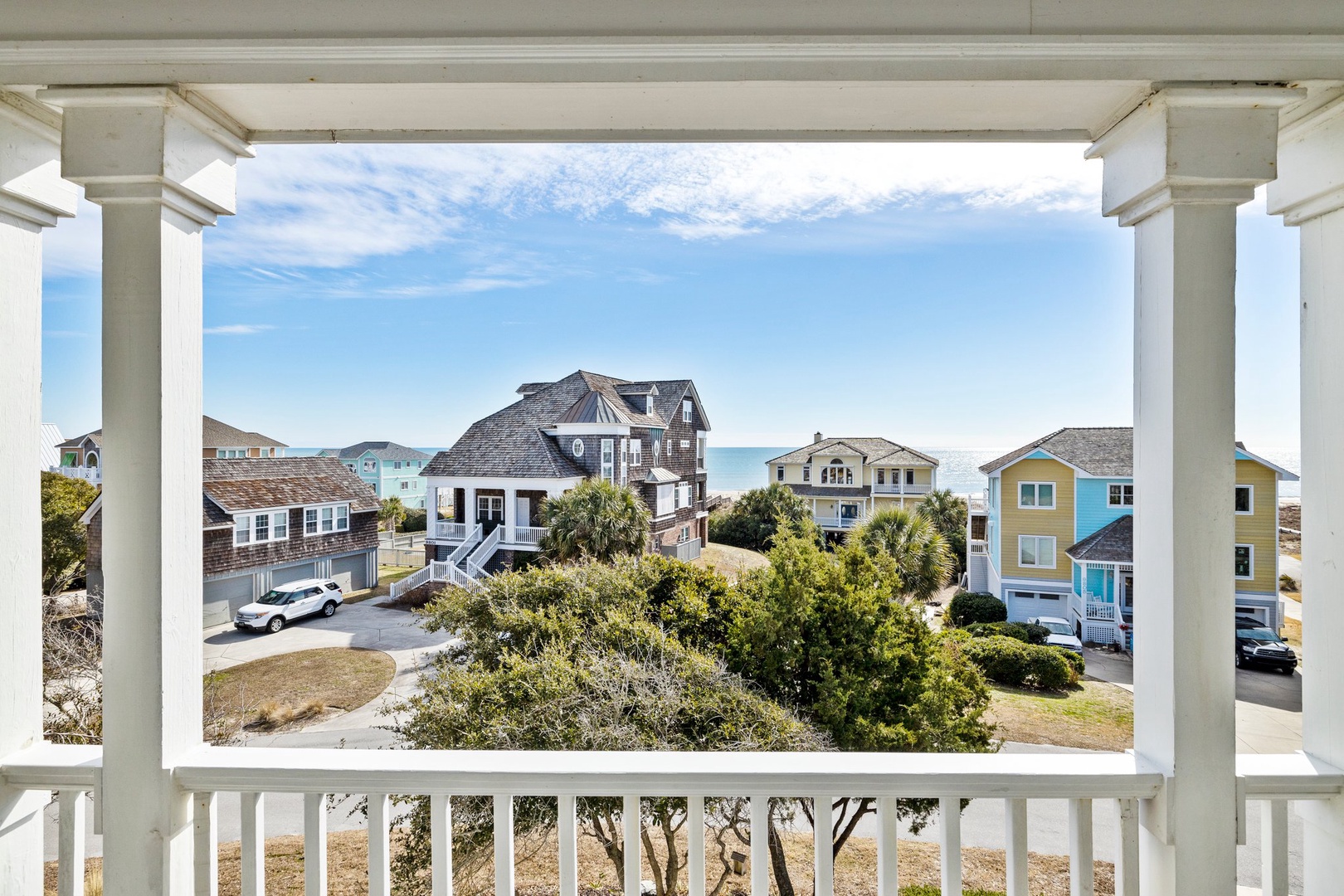 Top porch view