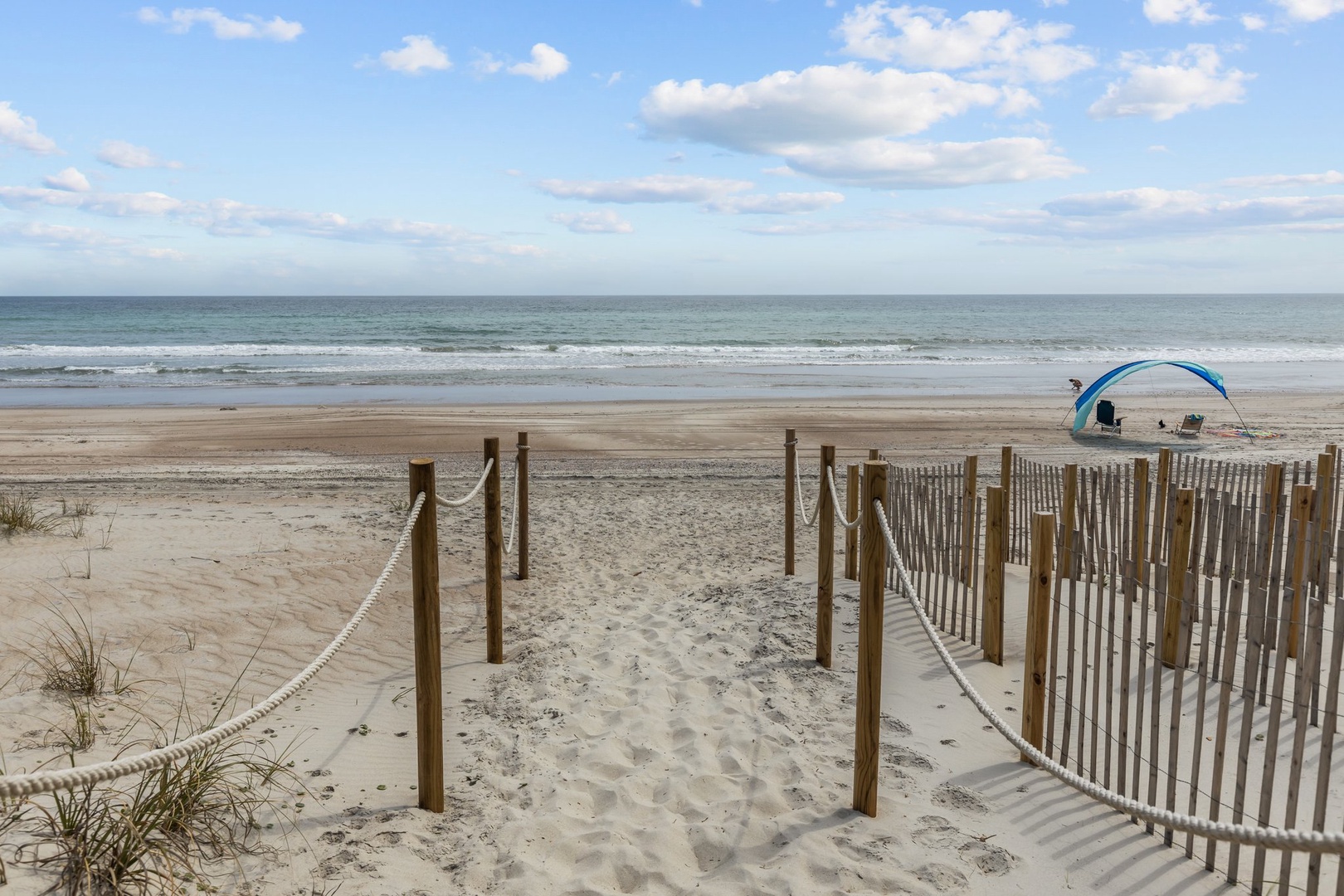 Beach access just steps across the street!