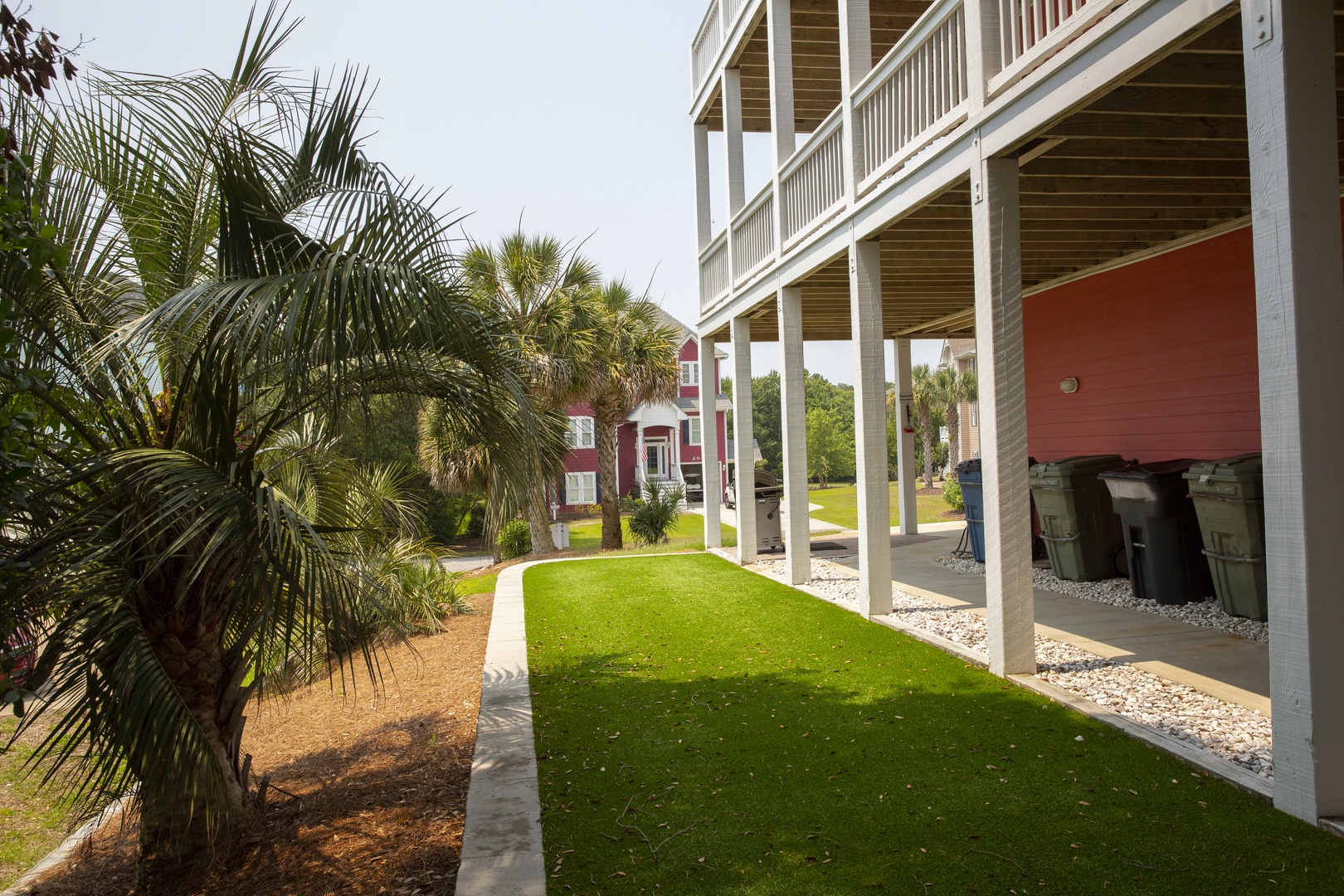 Side yard! Perfect for Cornhole