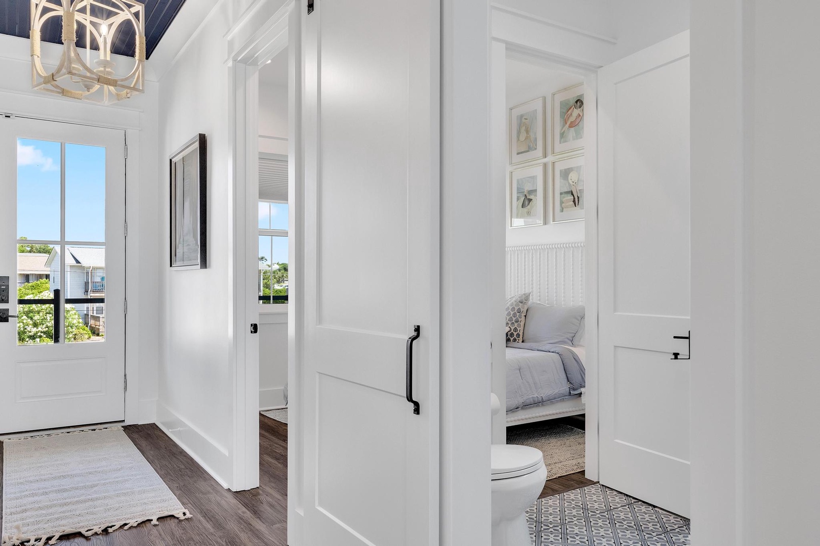 Step into your serene retreat with vaulted ceilings, coastal charm, and a private bedroom waiting for your arrival. Natural light fills every corner of this airy, welcoming space.