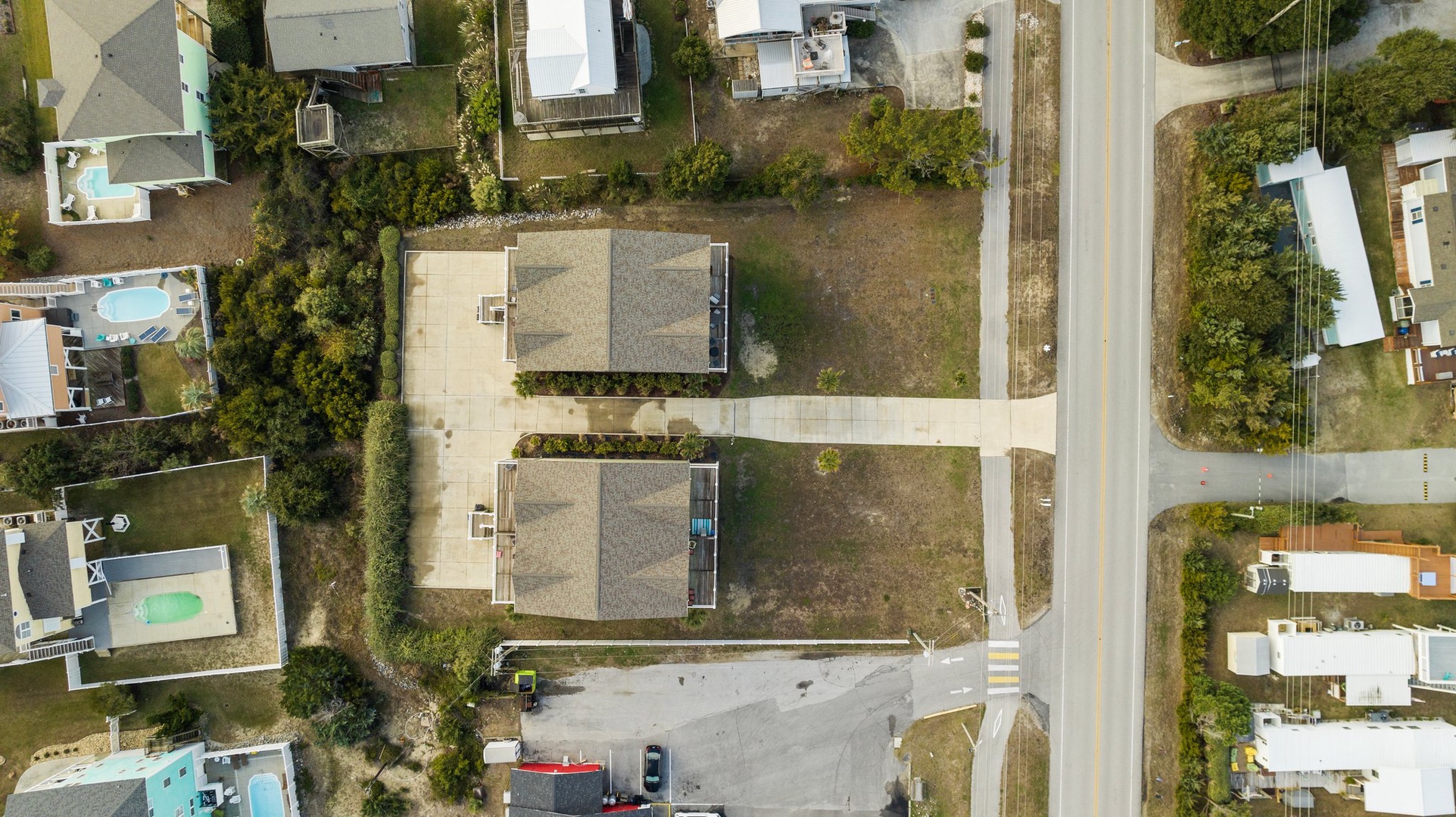 Aerial View... Home is the unit towards the top of the image