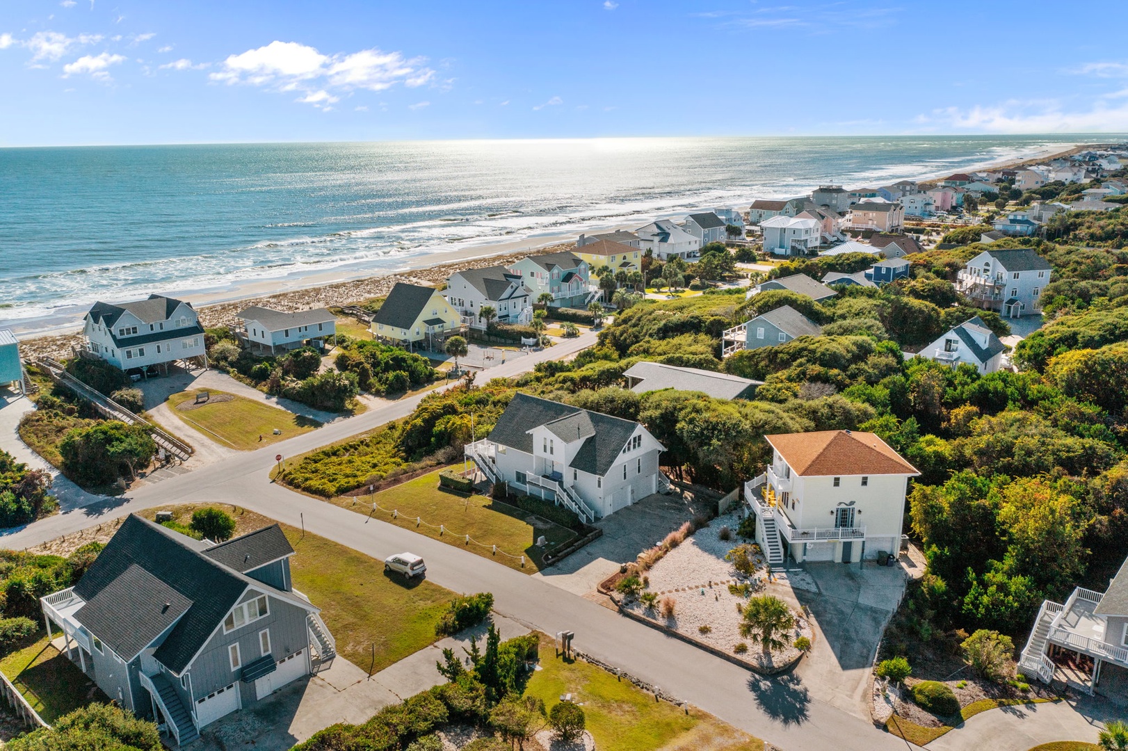 Just across the street from the beach access!