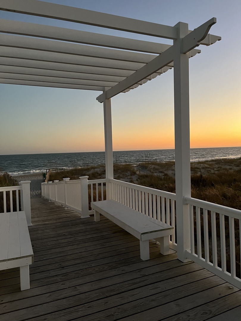 Sunset from Beach Access