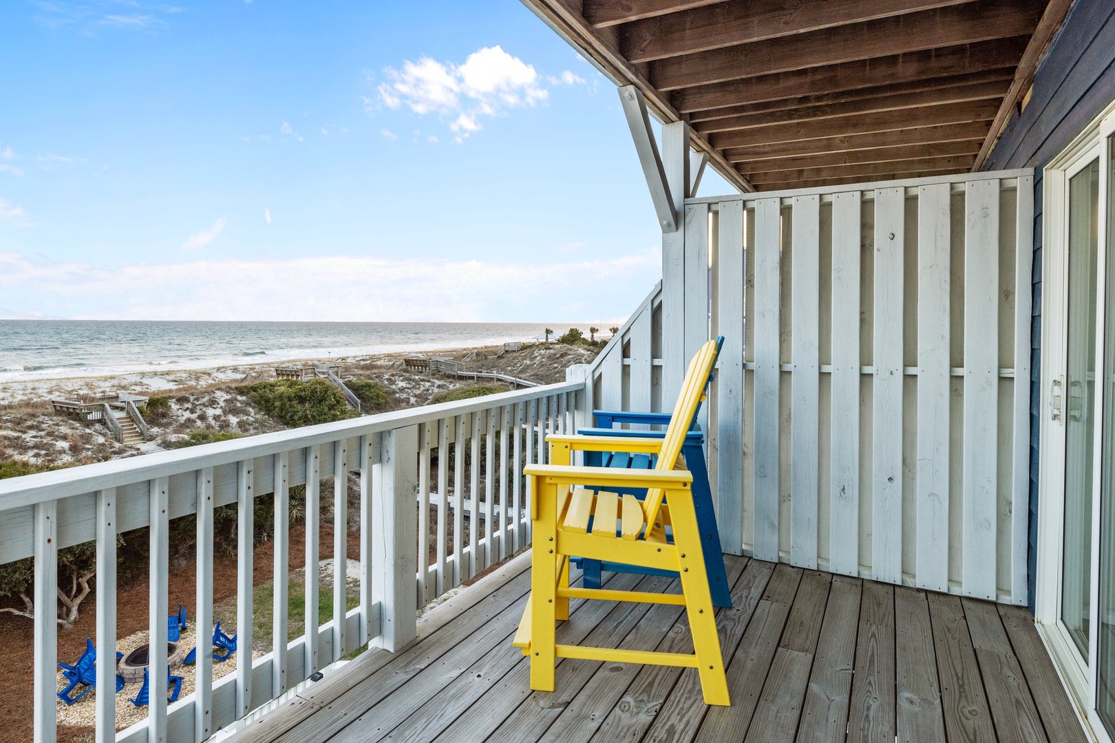 Deck off bedrooms