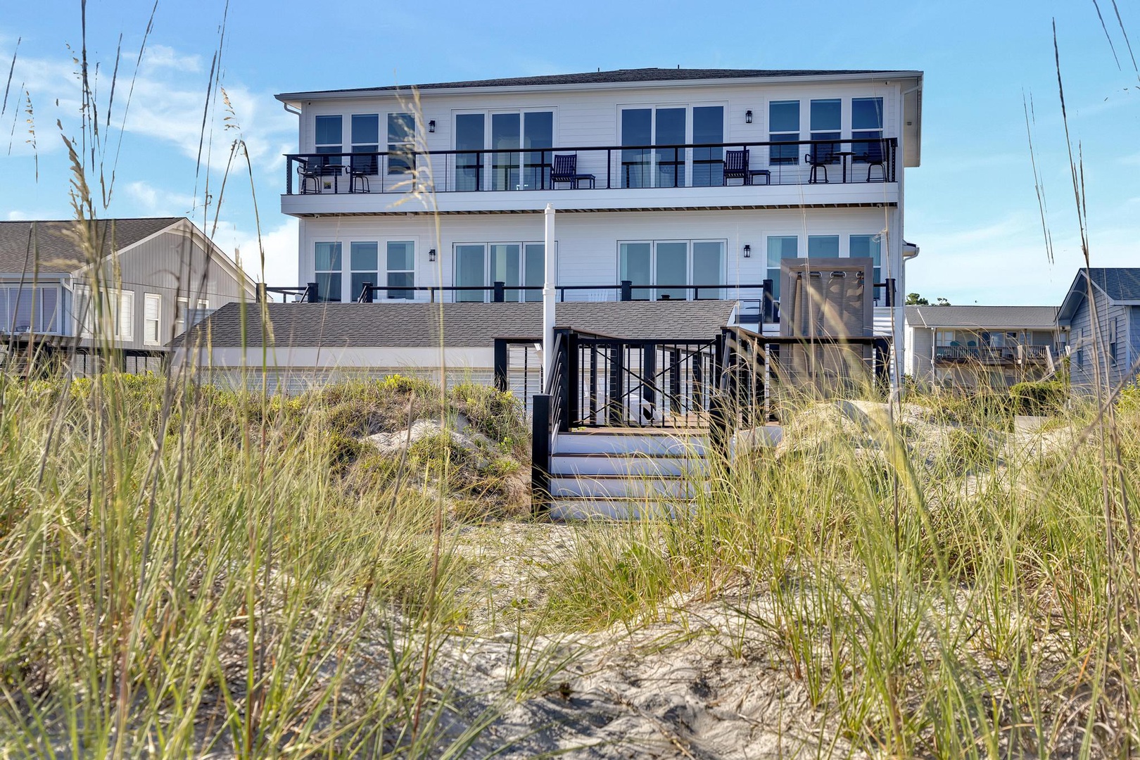 Beachfront home
