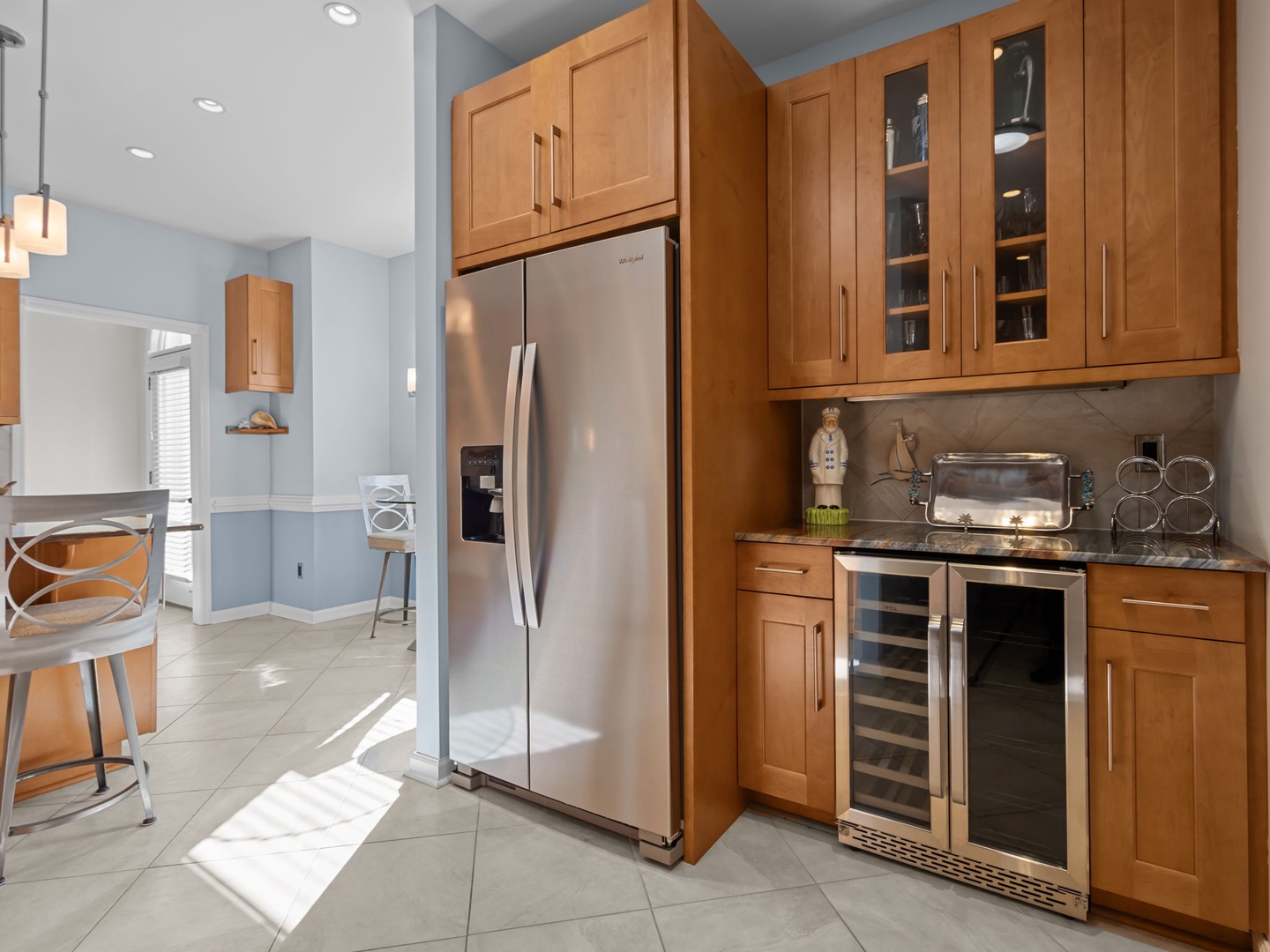 Fridge and Beverage Fridge