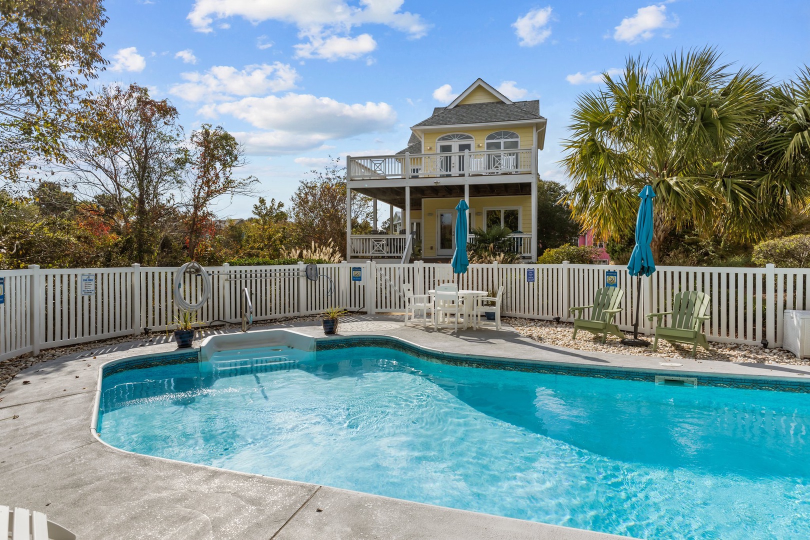 Pool View of the House