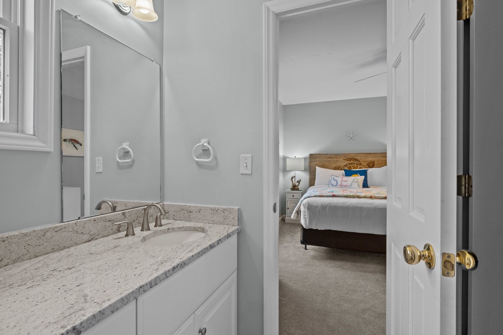 Jack and Jill bathroom on second floor