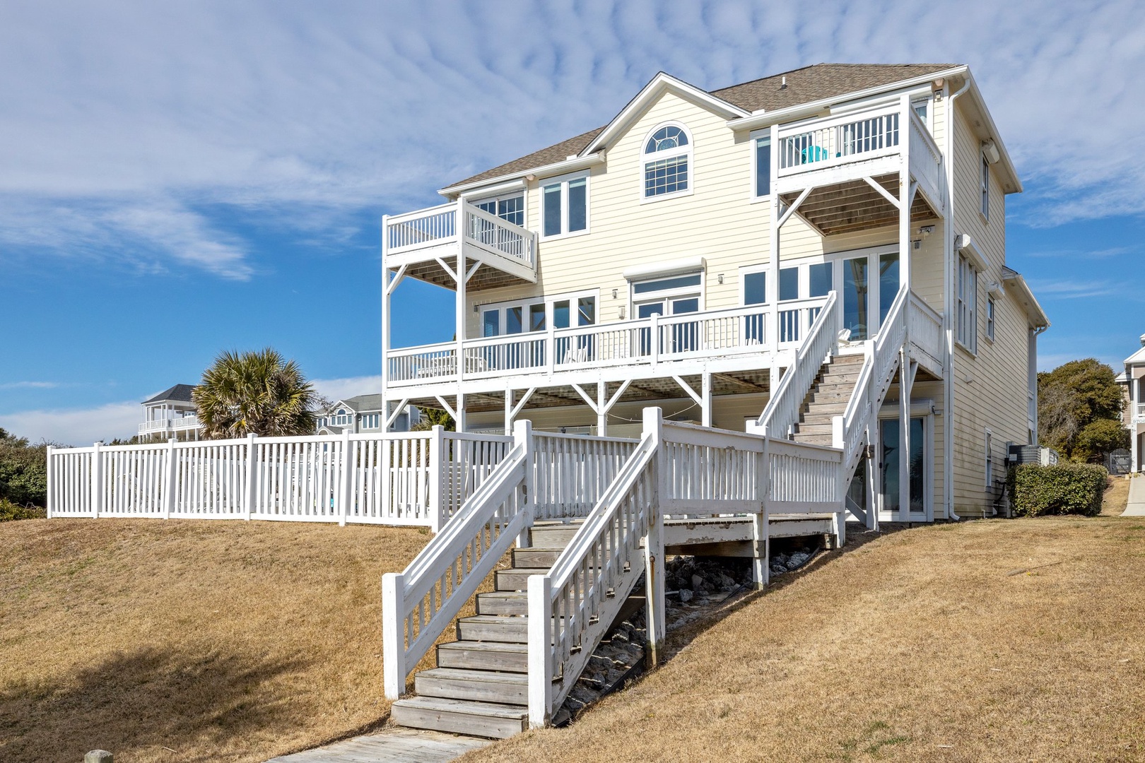 Stairs to the beach access