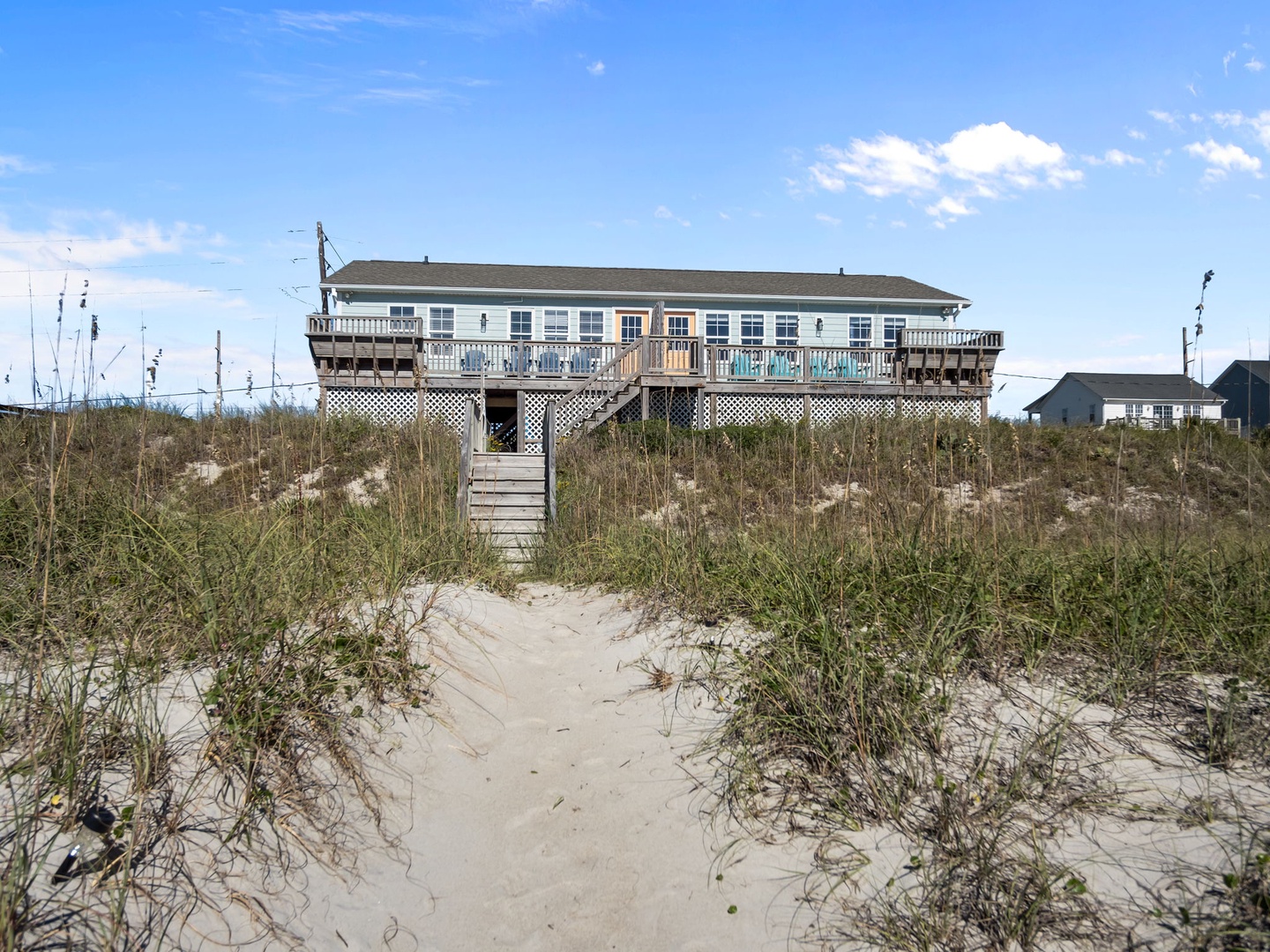 House from the beach