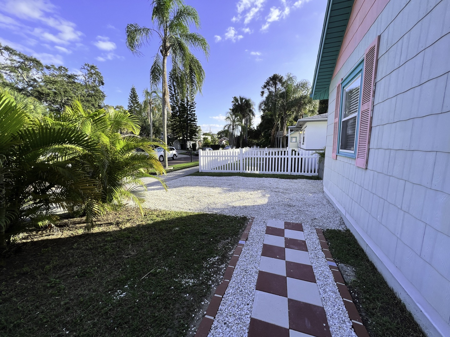 Off-street parking area