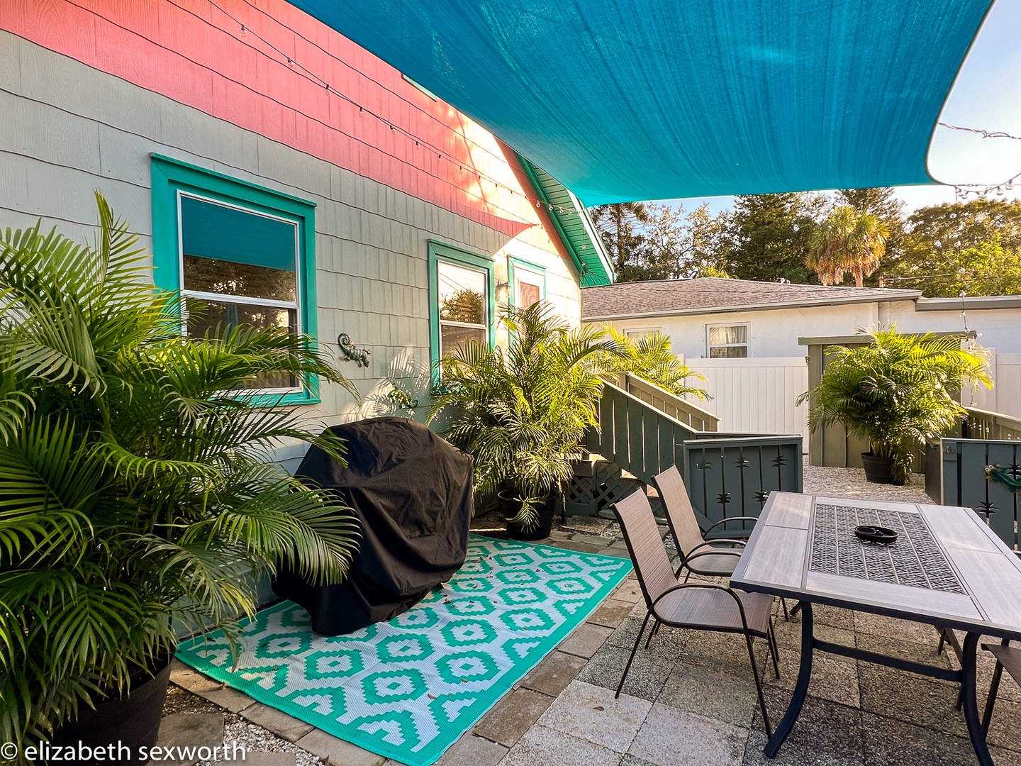BBQ grill area