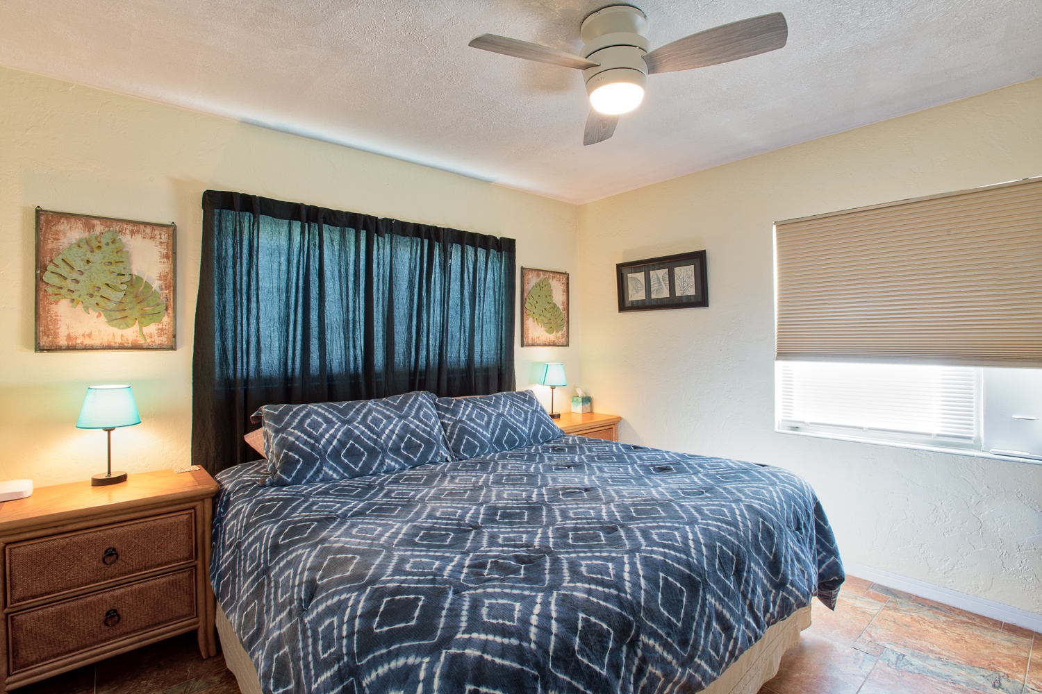 King bedroom 1 with pool views