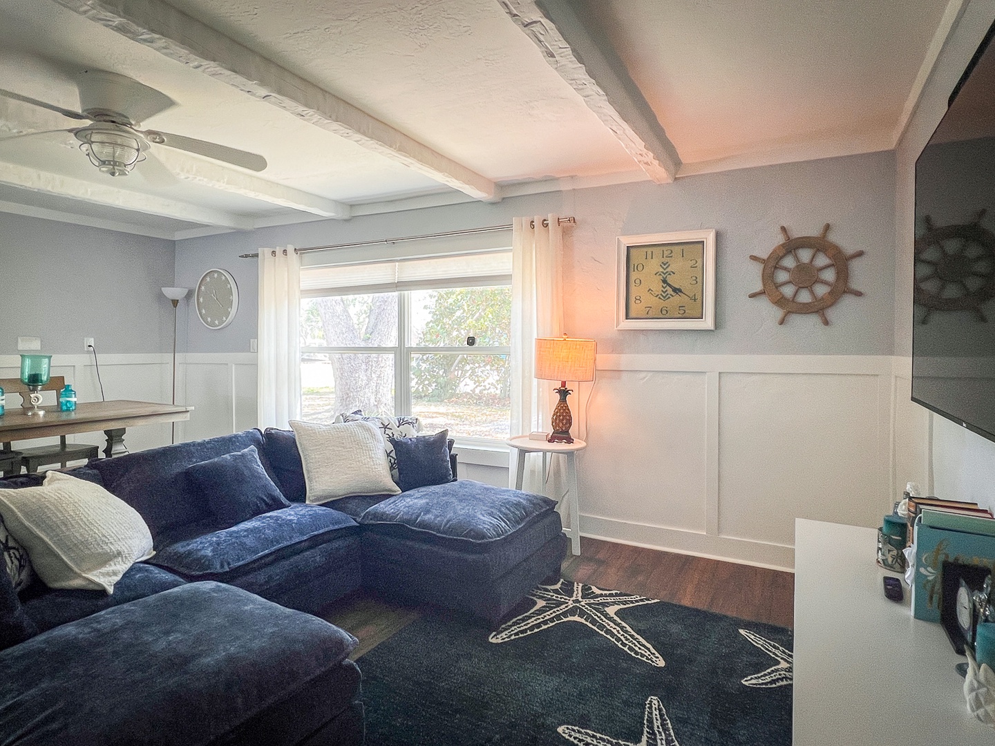 Living room and sofa