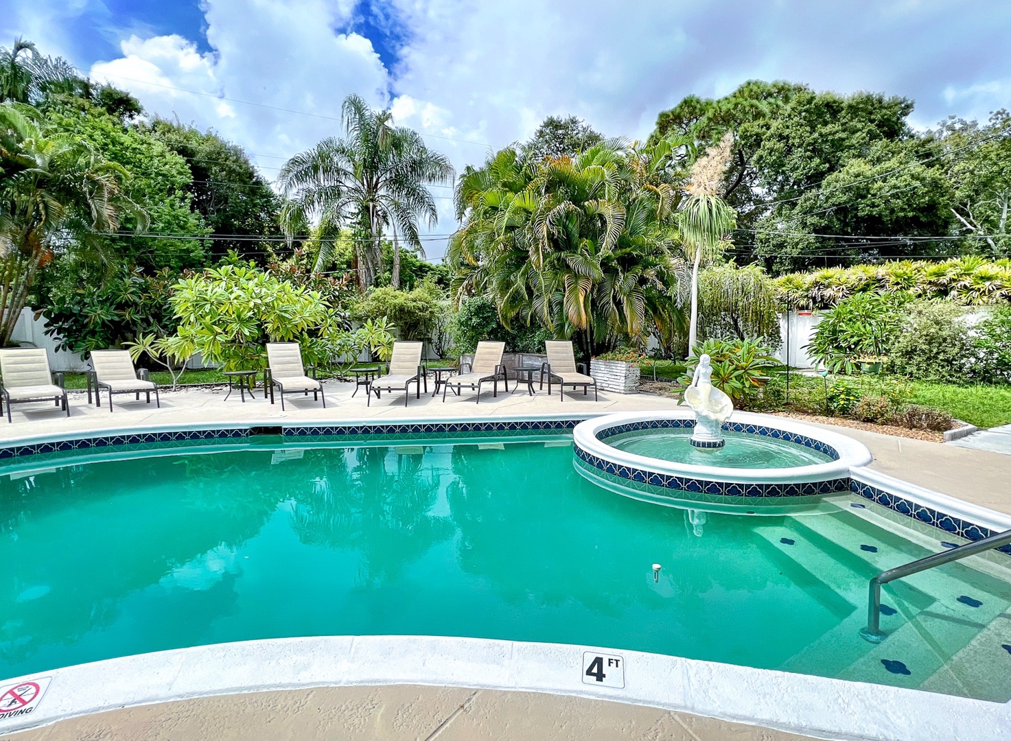 Sunny pool