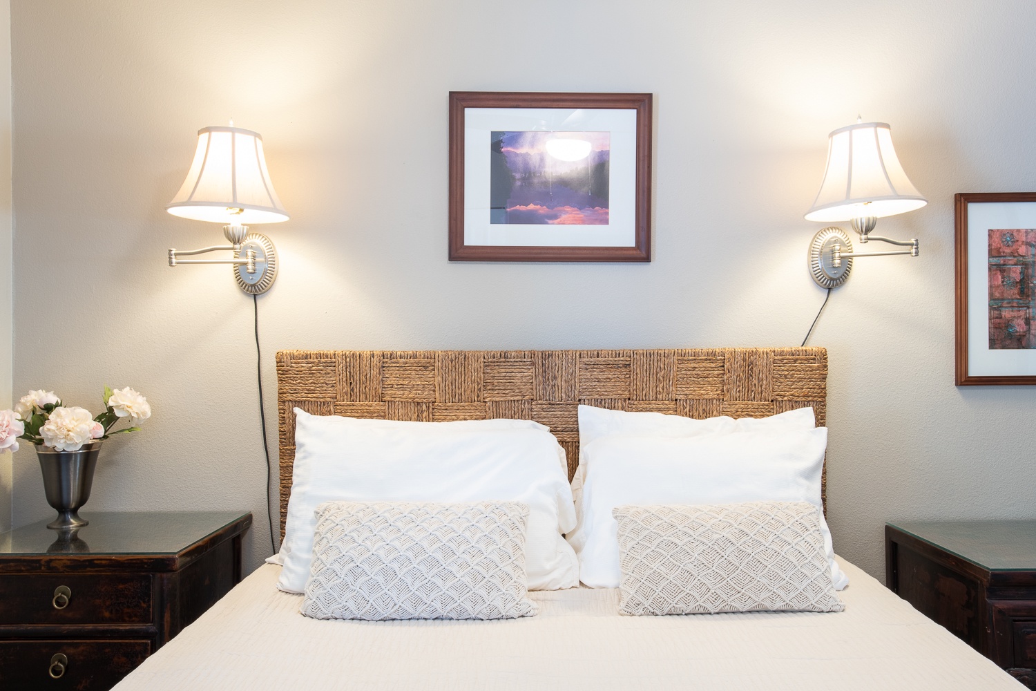 Queen bedroom across the hall