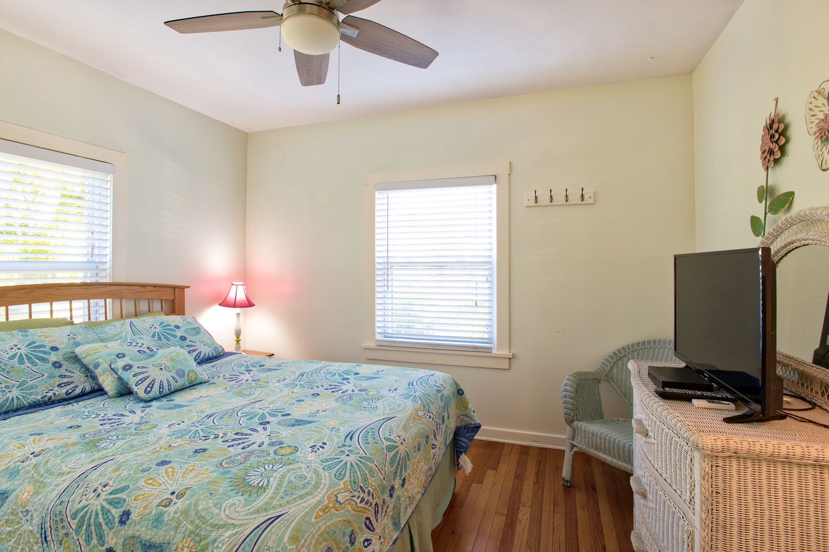 Main bedroom has a TV