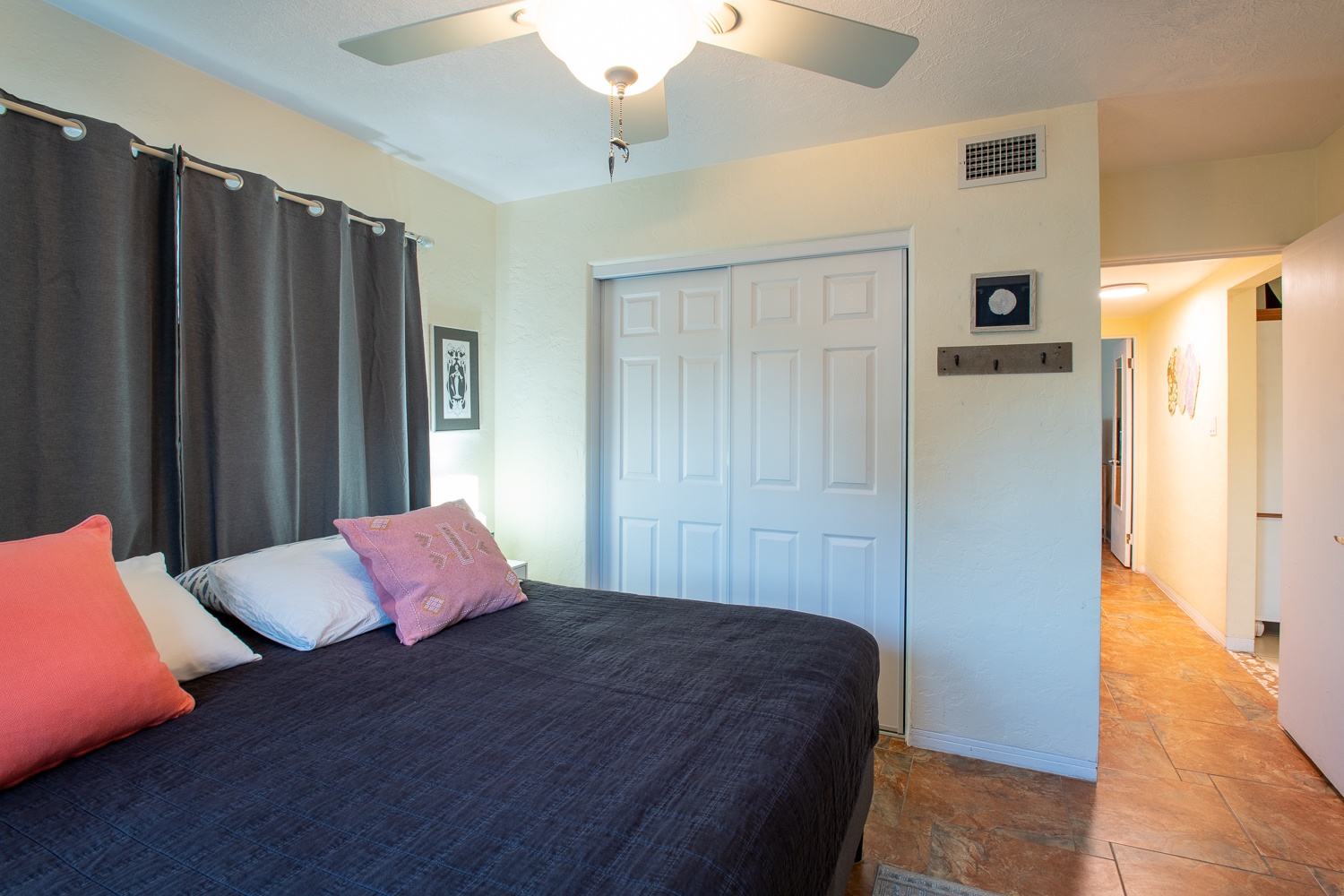 King bedroom in the front of the house