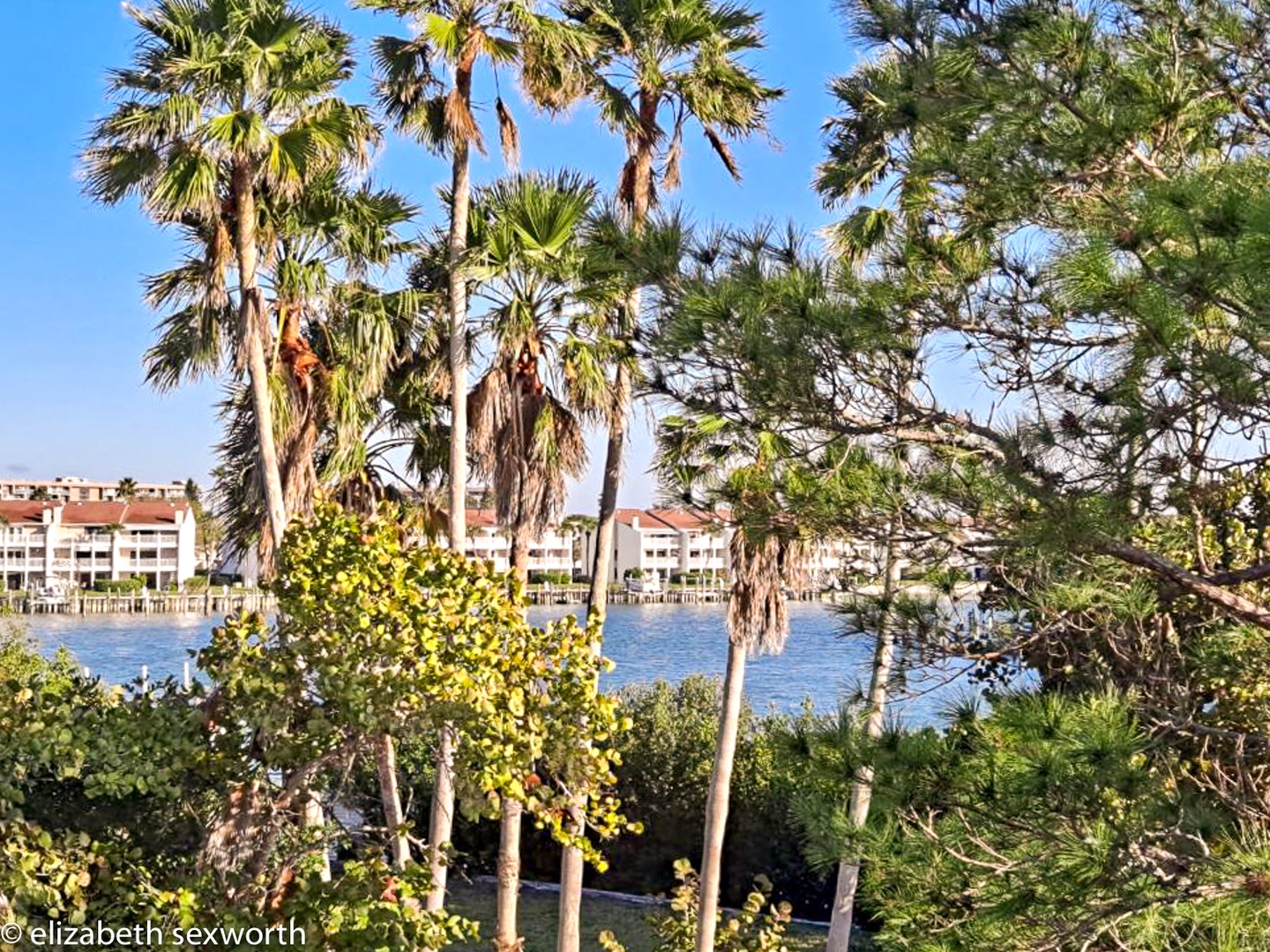 Partial water view from the 3rd floor balcony