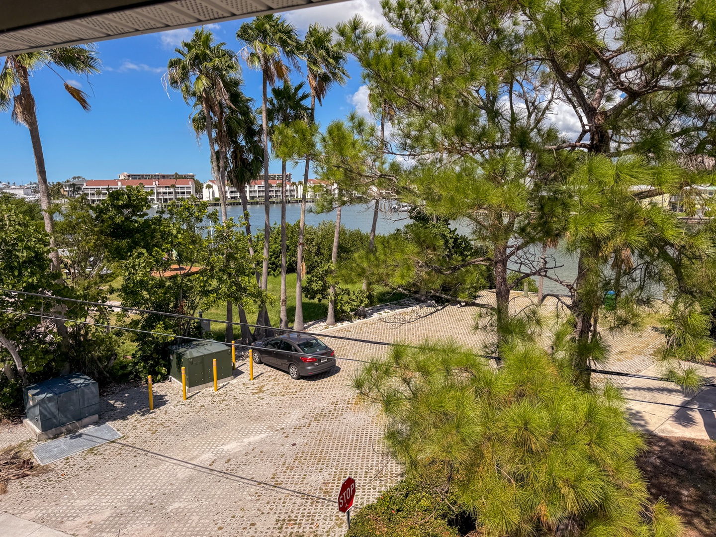 You can fish from here across the street